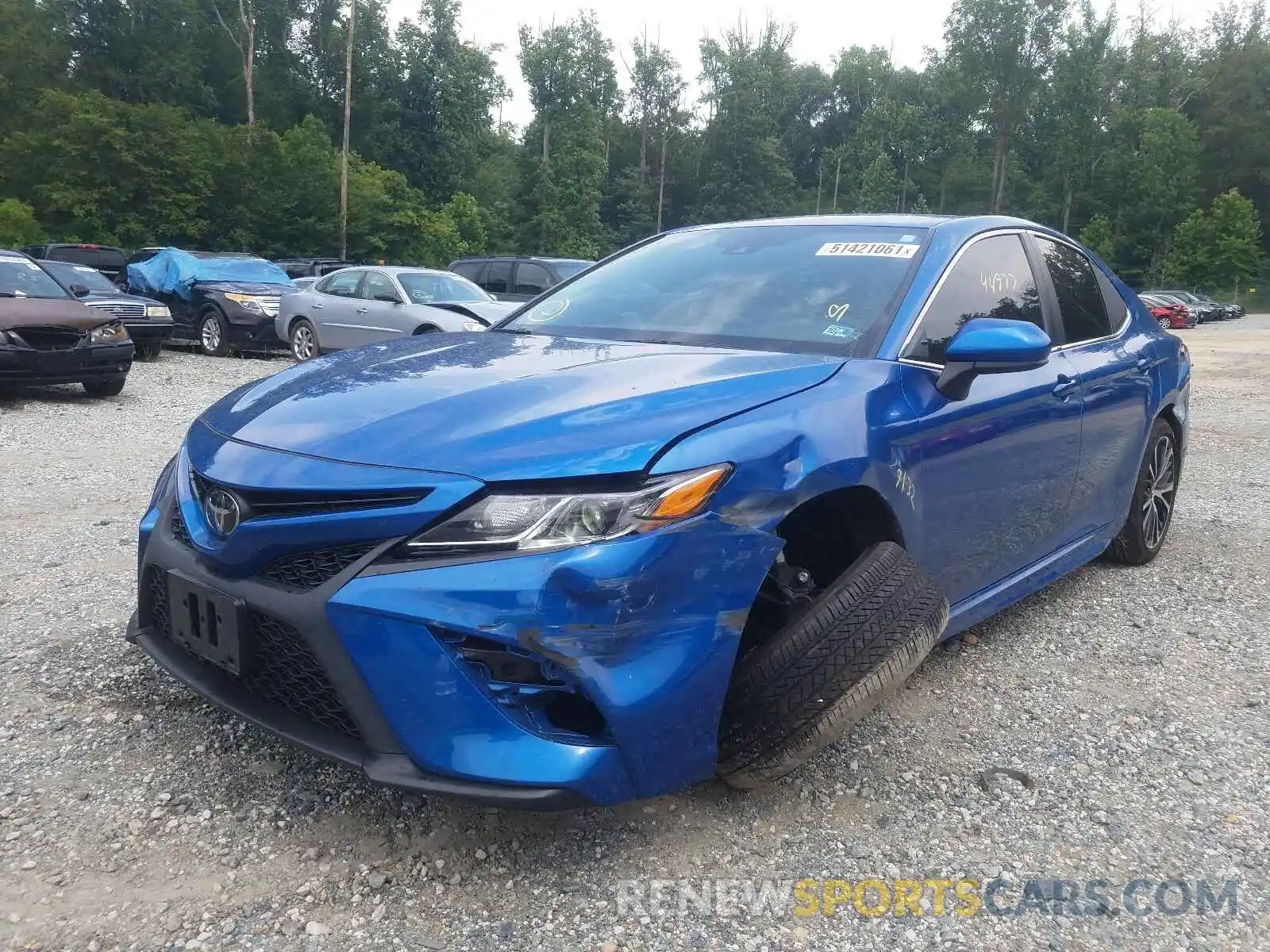 2 Photograph of a damaged car 4T1B11HK6KU226584 TOYOTA CAMRY 2019