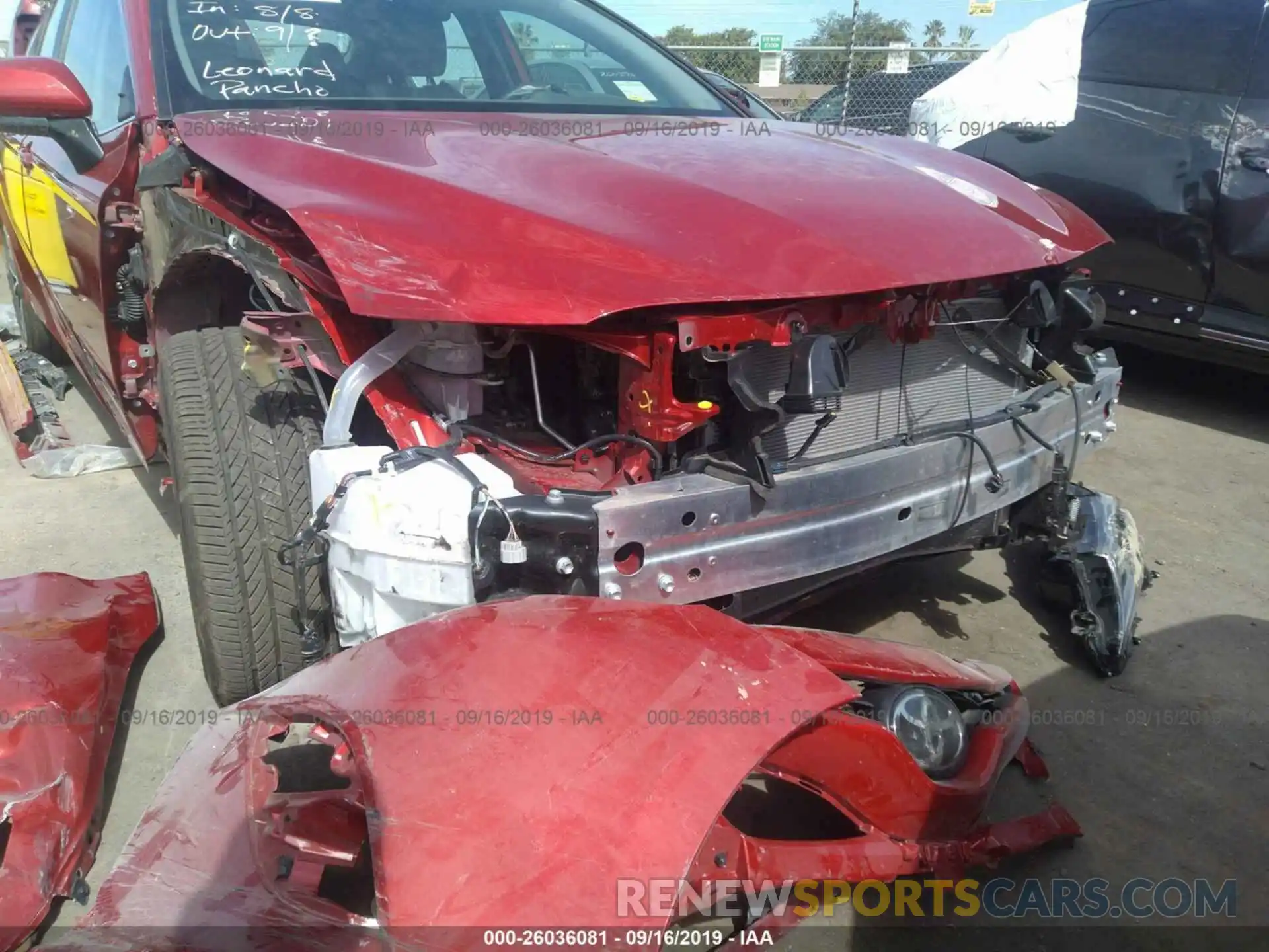 6 Photograph of a damaged car 4T1B11HK6KU228061 TOYOTA CAMRY 2019