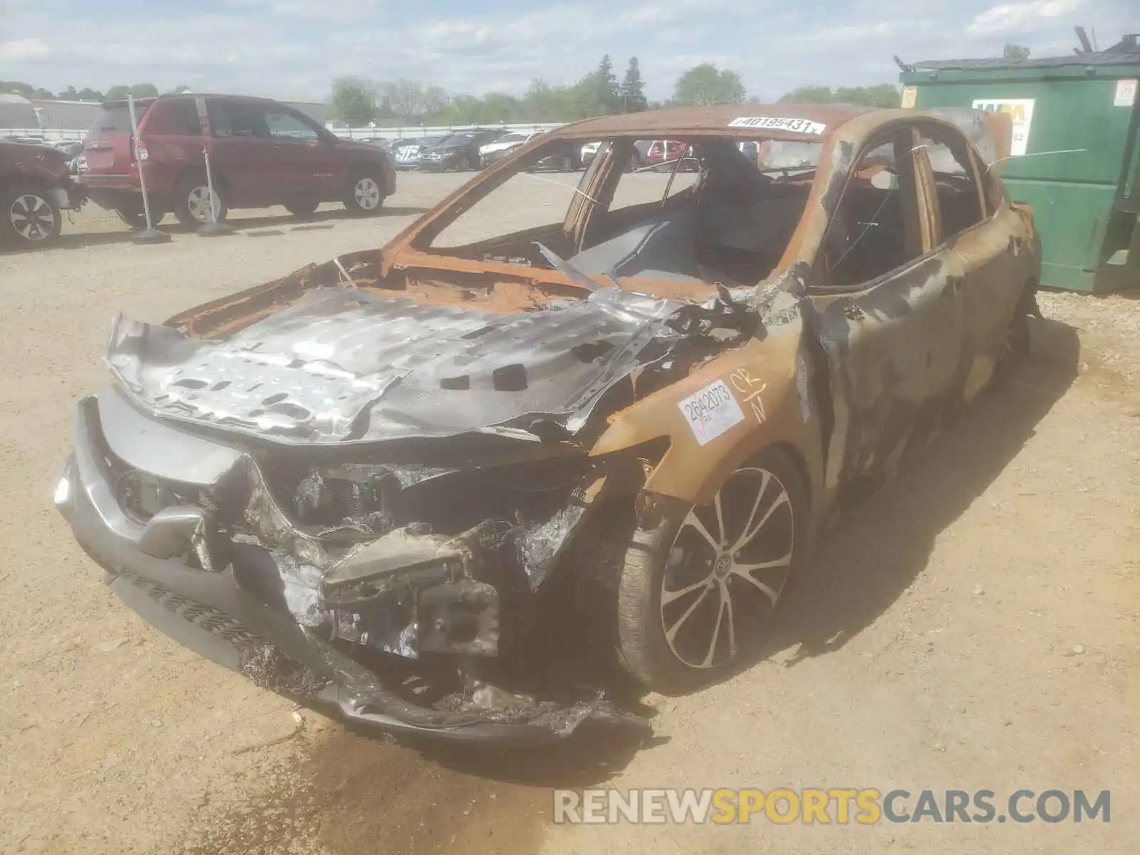 2 Photograph of a damaged car 4T1B11HK6KU228495 TOYOTA CAMRY 2019