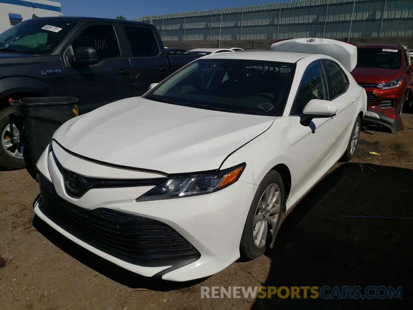 2 Photograph of a damaged car 4T1B11HK6KU228965 TOYOTA CAMRY 2019