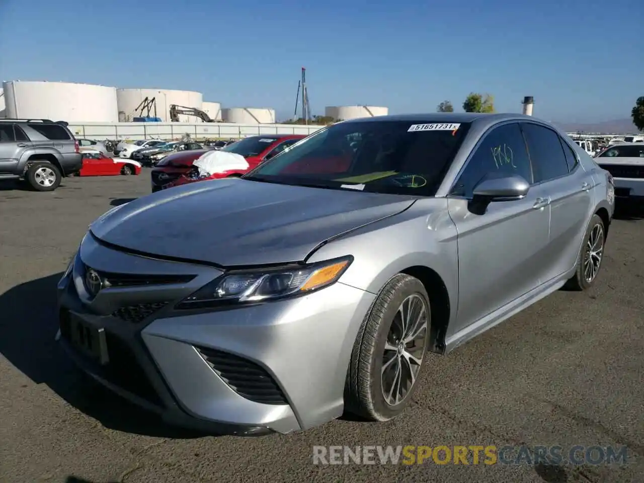 2 Photograph of a damaged car 4T1B11HK6KU229243 TOYOTA CAMRY 2019