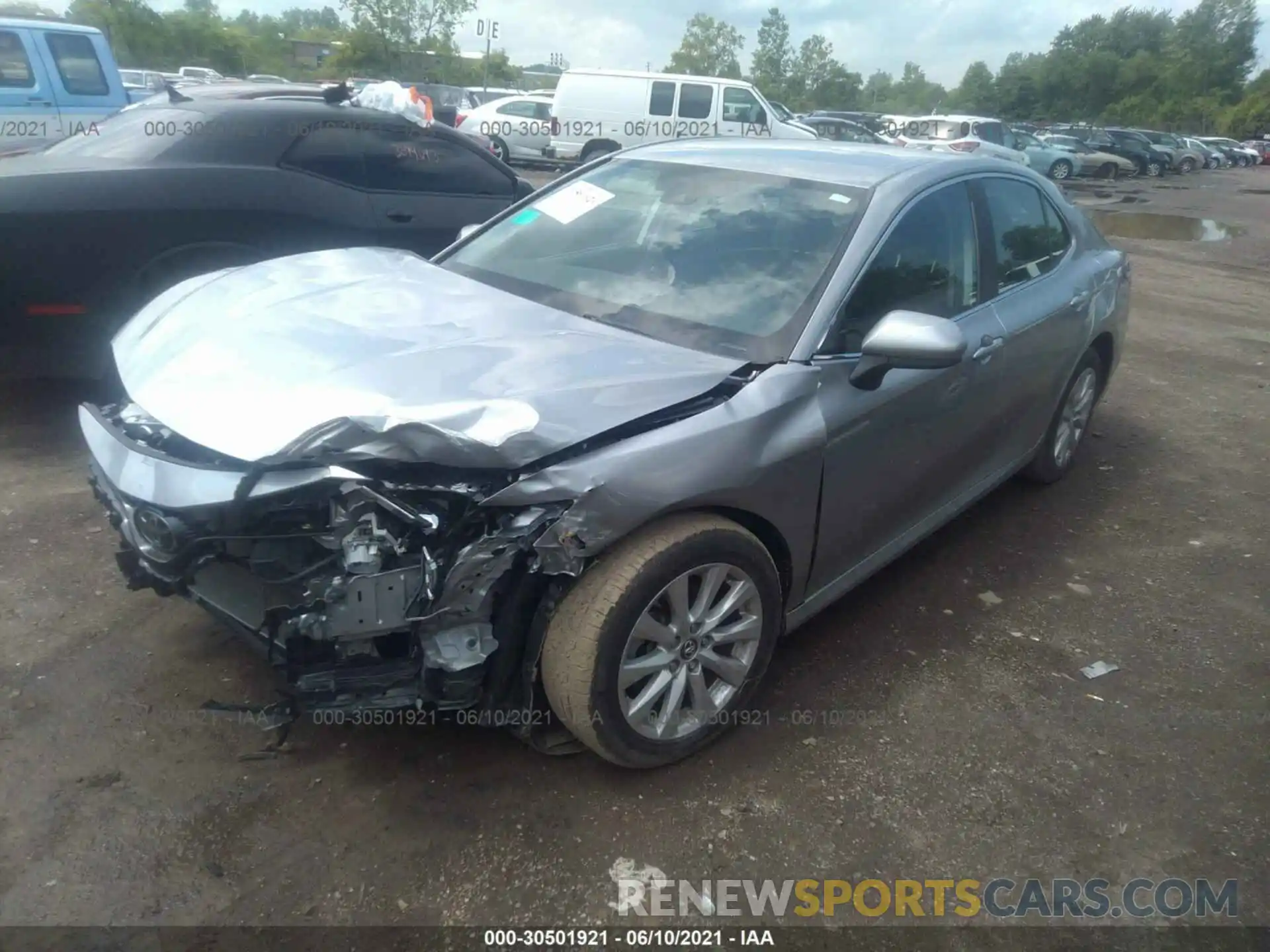 2 Photograph of a damaged car 4T1B11HK6KU230523 TOYOTA CAMRY 2019