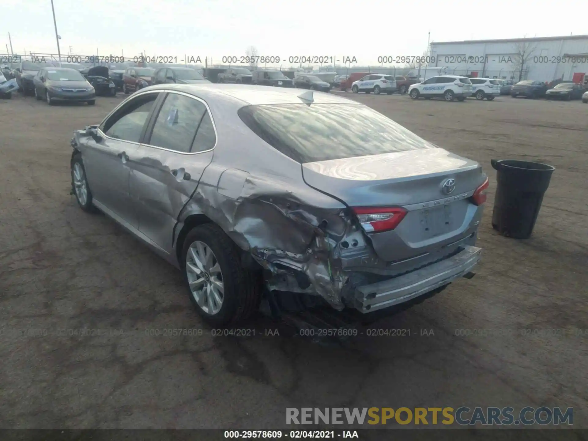 3 Photograph of a damaged car 4T1B11HK6KU231591 TOYOTA CAMRY 2019