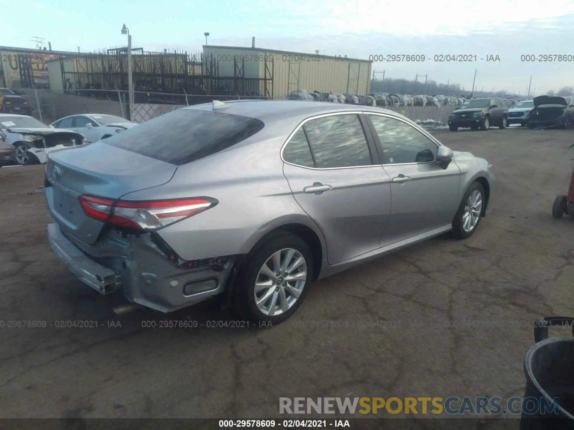 4 Photograph of a damaged car 4T1B11HK6KU231591 TOYOTA CAMRY 2019