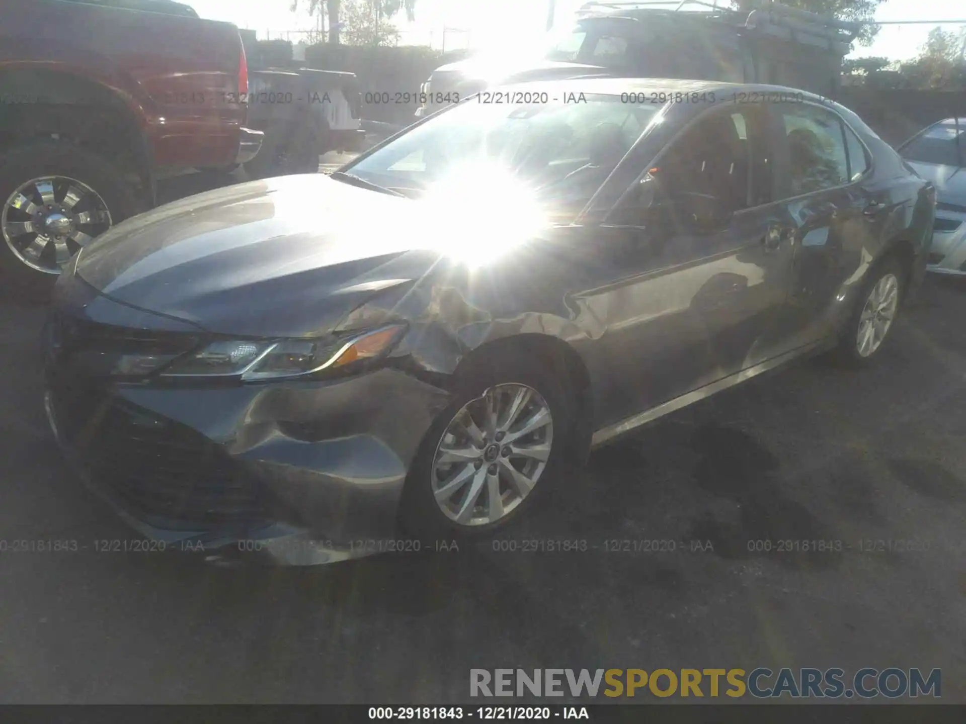 2 Photograph of a damaged car 4T1B11HK6KU233325 TOYOTA CAMRY 2019