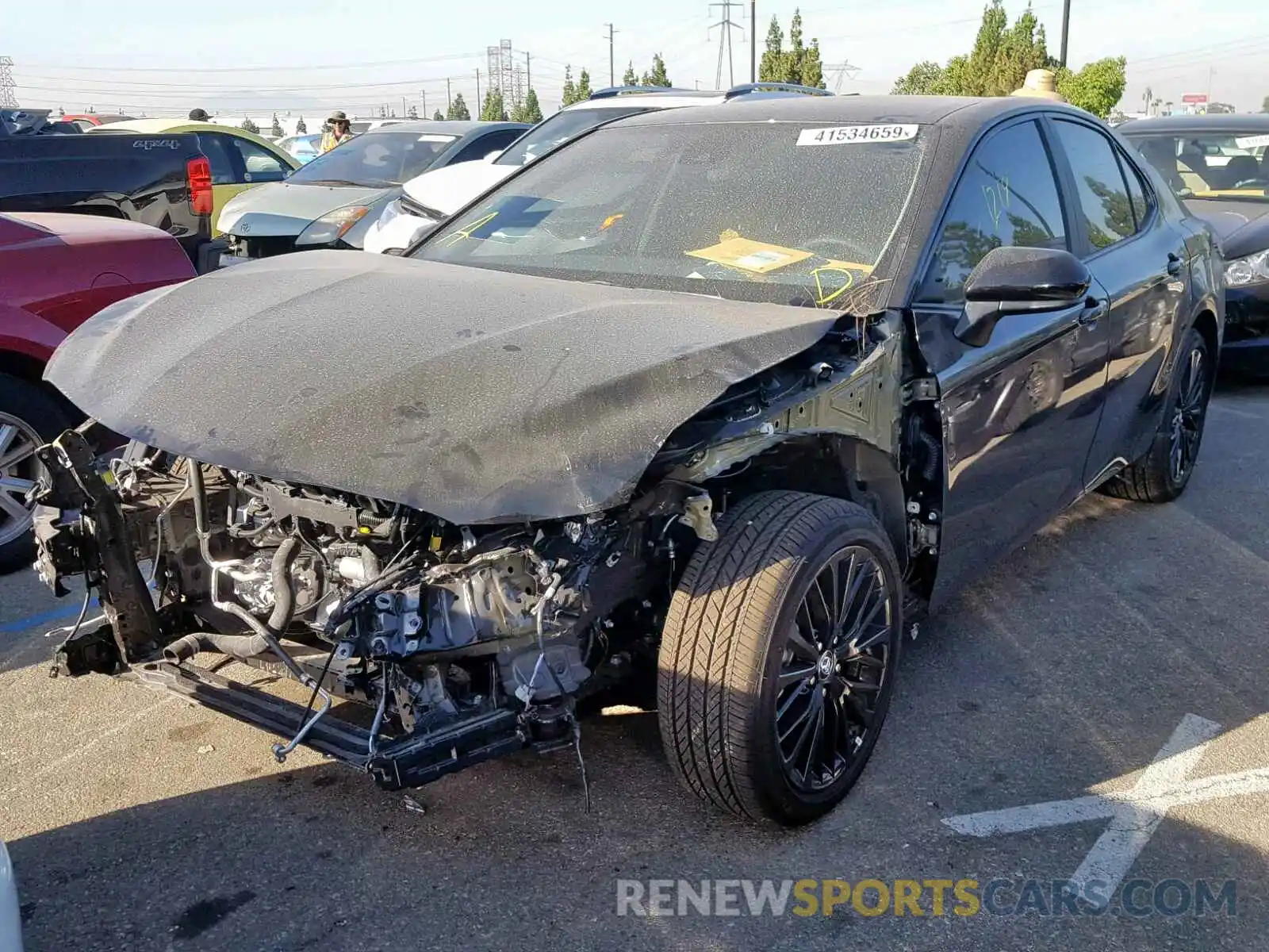 2 Photograph of a damaged car 4T1B11HK6KU233597 TOYOTA CAMRY 2019