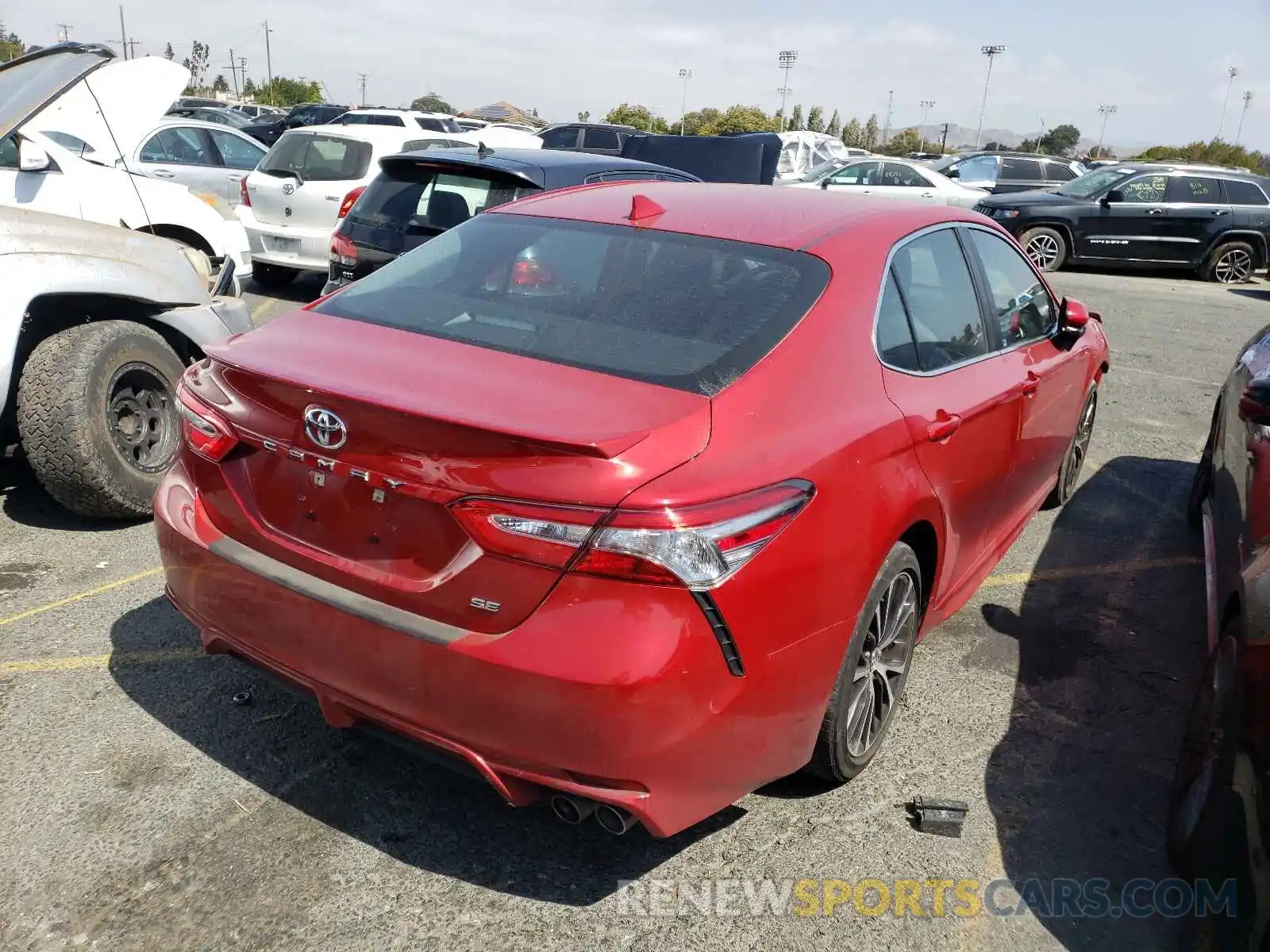 4 Photograph of a damaged car 4T1B11HK6KU234507 TOYOTA CAMRY 2019