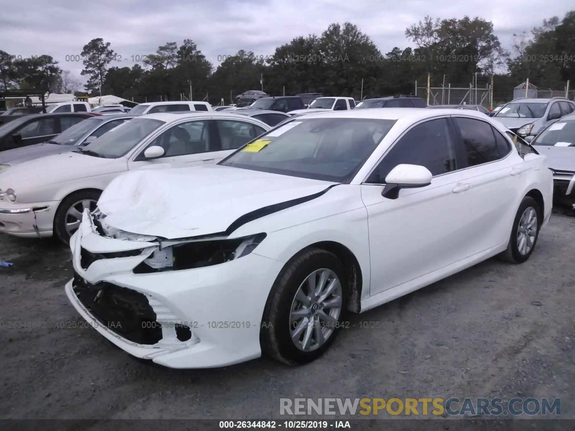 2 Photograph of a damaged car 4T1B11HK6KU234734 TOYOTA CAMRY 2019