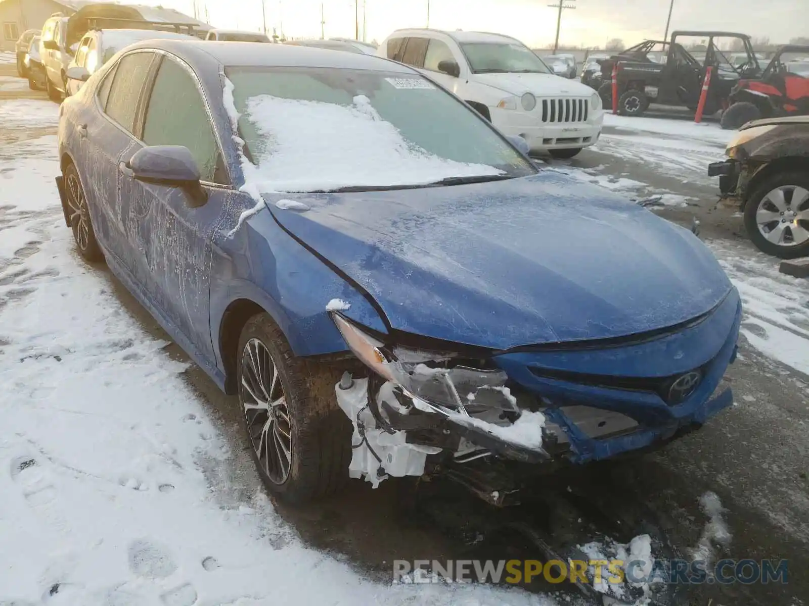 1 Photograph of a damaged car 4T1B11HK6KU235690 TOYOTA CAMRY 2019