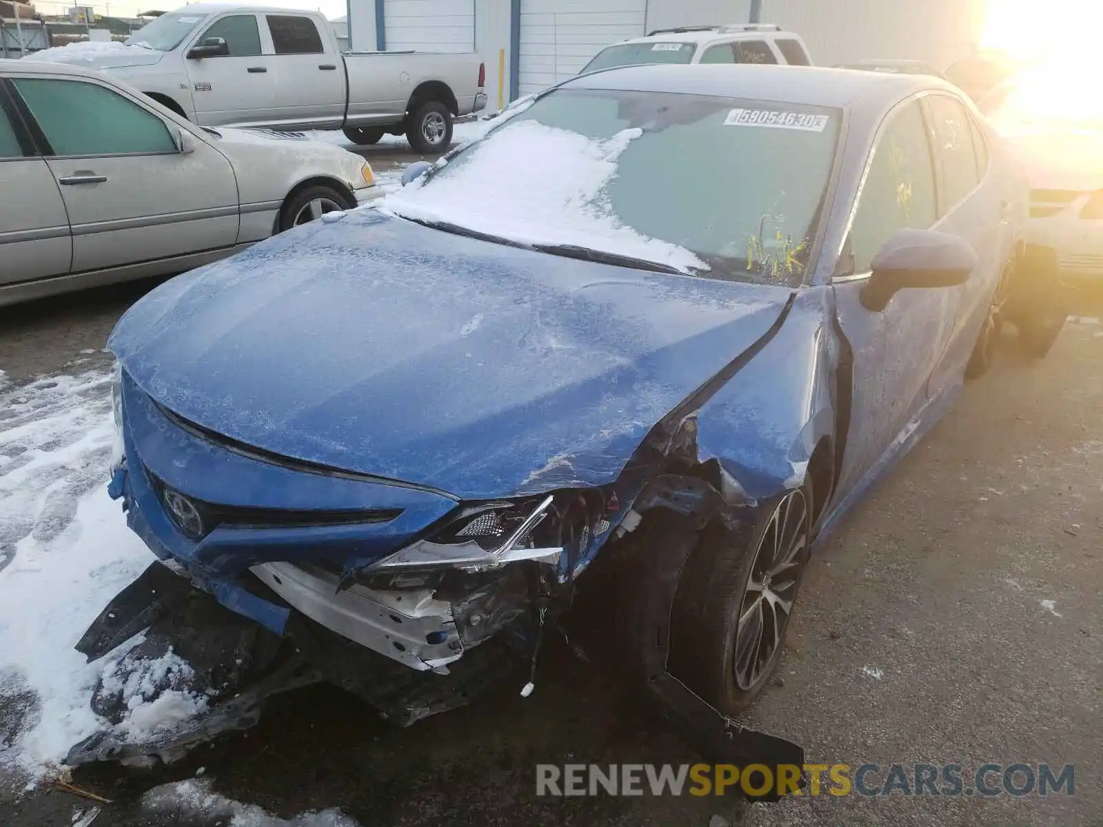 2 Photograph of a damaged car 4T1B11HK6KU235690 TOYOTA CAMRY 2019