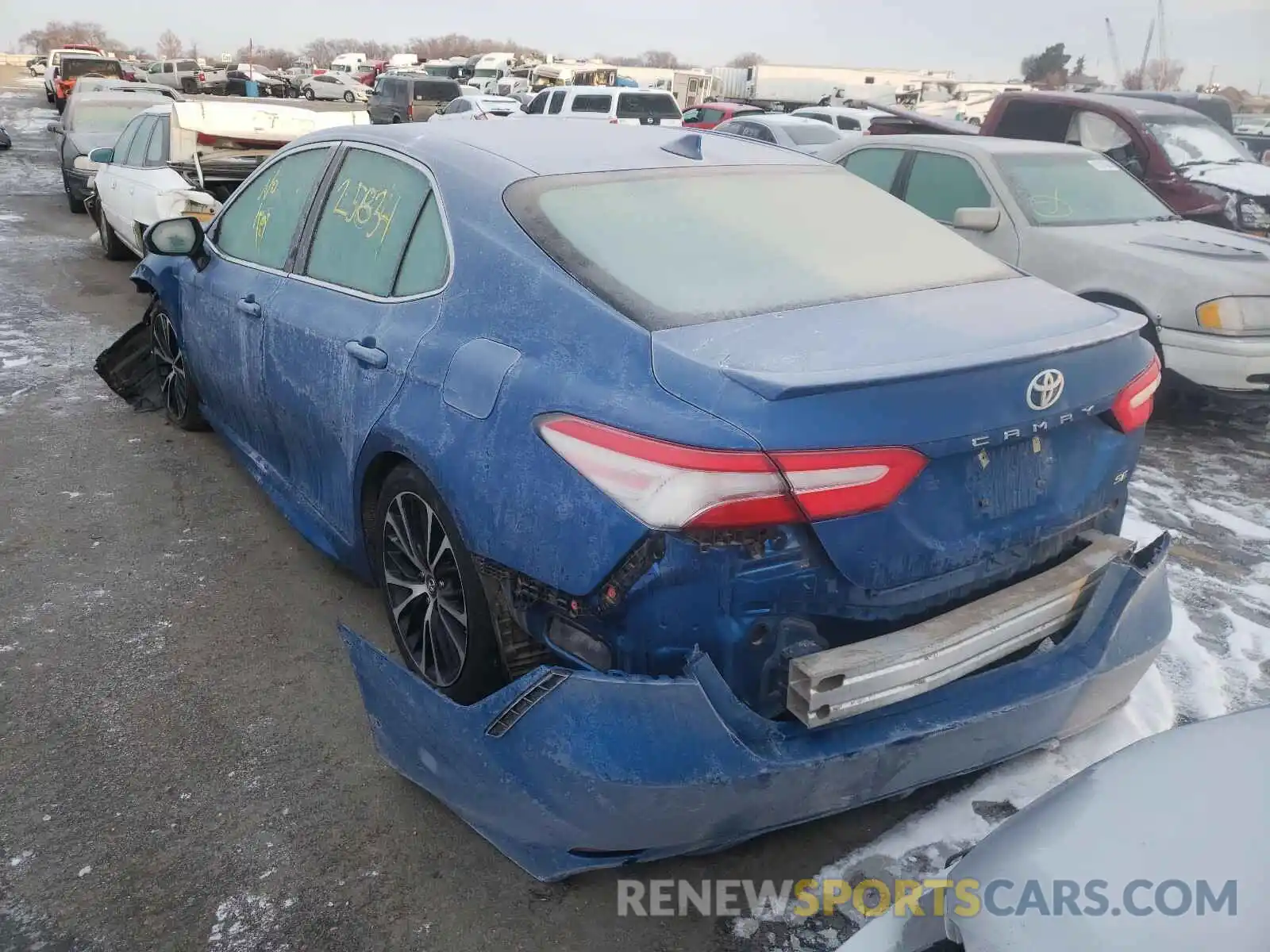 3 Photograph of a damaged car 4T1B11HK6KU235690 TOYOTA CAMRY 2019