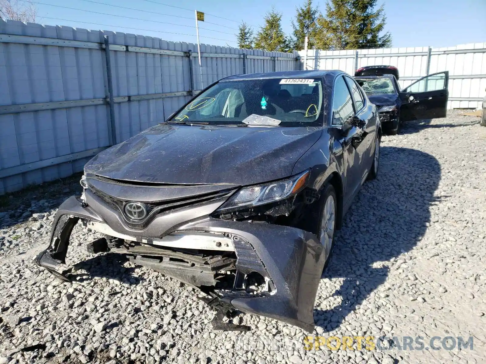 2 Photograph of a damaged car 4T1B11HK6KU235981 TOYOTA CAMRY 2019