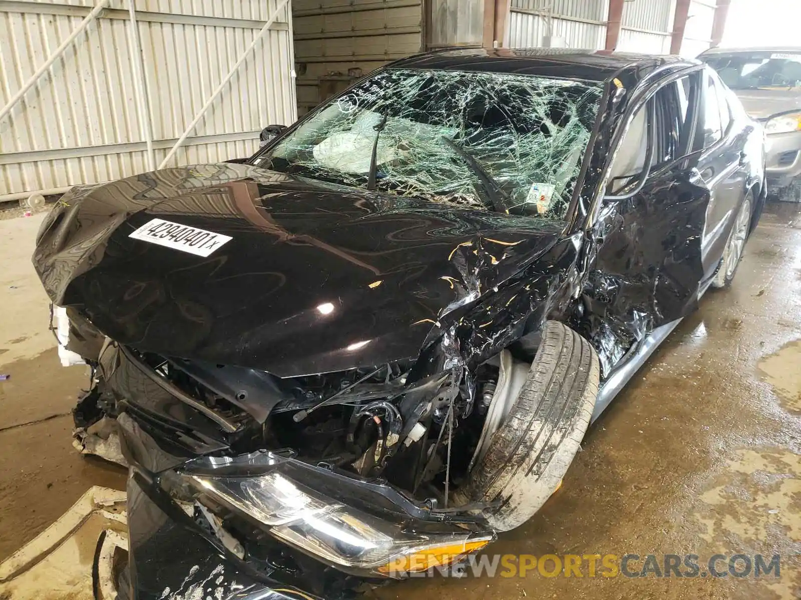 2 Photograph of a damaged car 4T1B11HK6KU236189 TOYOTA CAMRY 2019