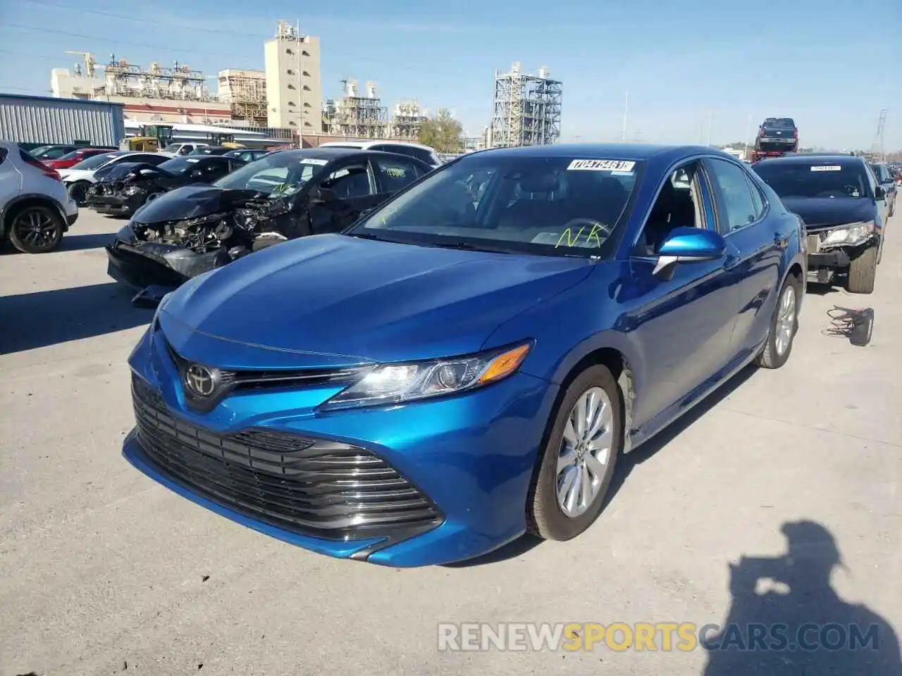 2 Photograph of a damaged car 4T1B11HK6KU236855 TOYOTA CAMRY 2019