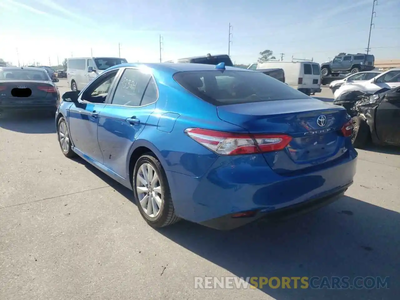 3 Photograph of a damaged car 4T1B11HK6KU236855 TOYOTA CAMRY 2019