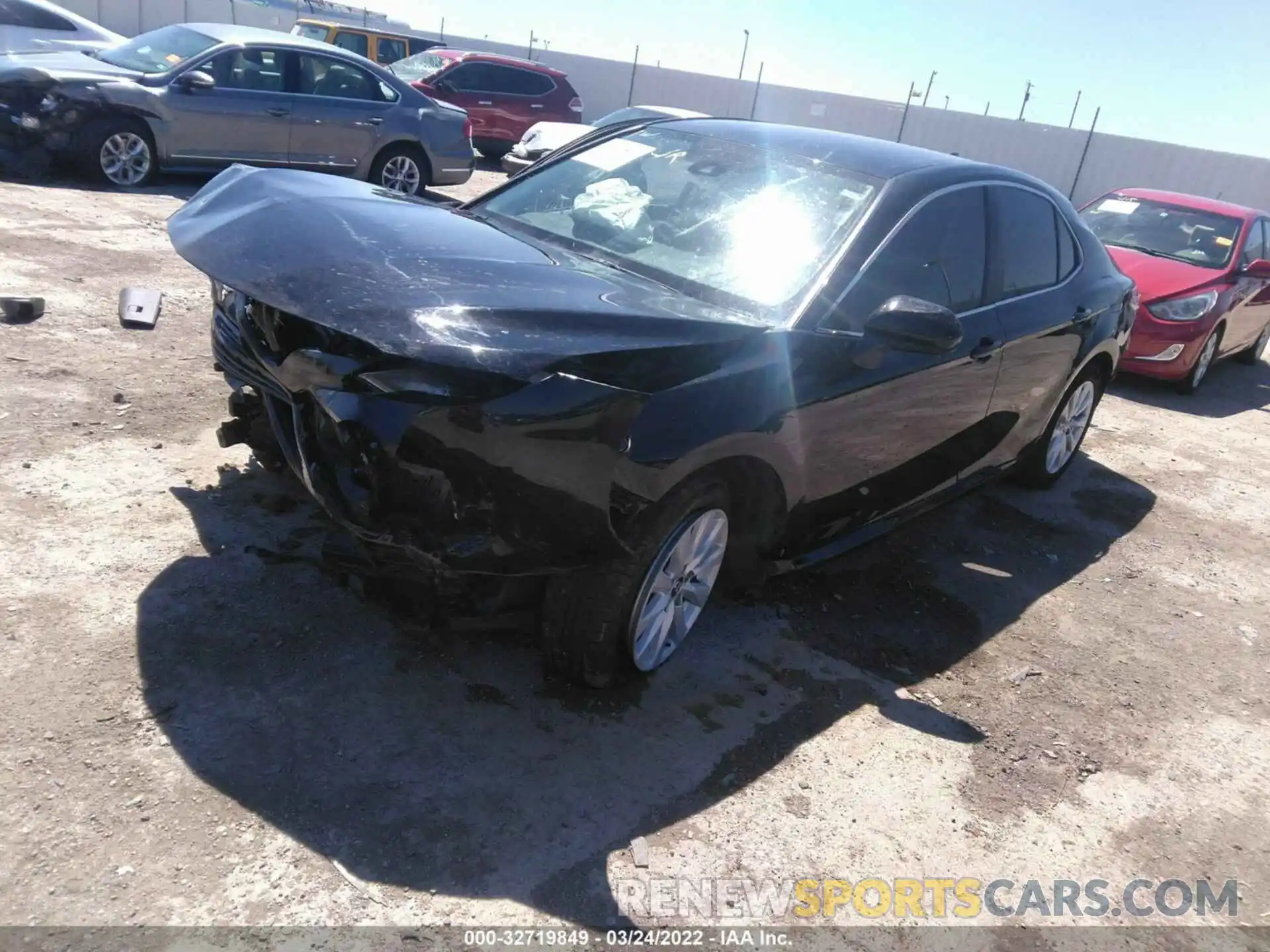 2 Photograph of a damaged car 4T1B11HK6KU237259 TOYOTA CAMRY 2019