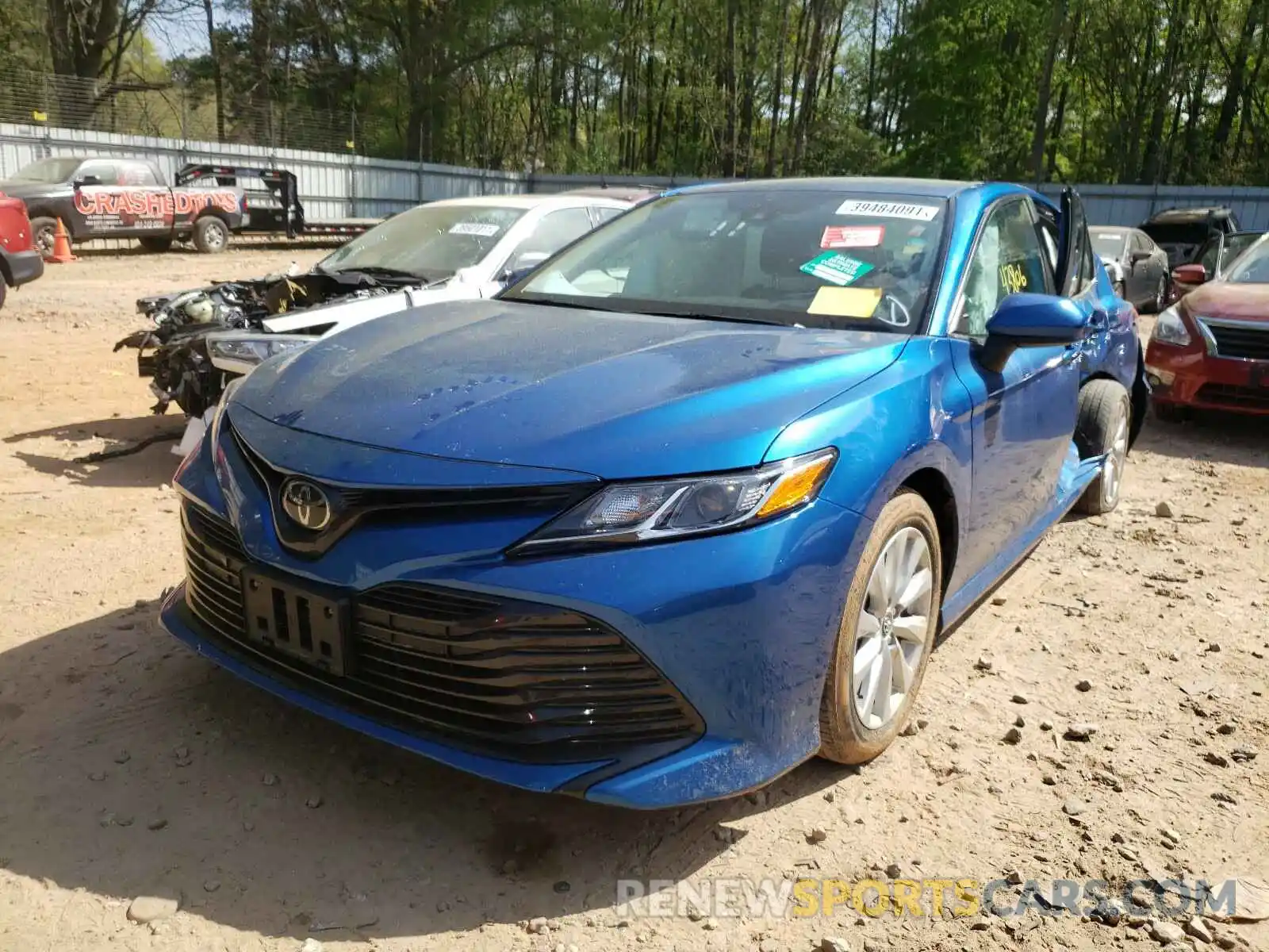 2 Photograph of a damaged car 4T1B11HK6KU237875 TOYOTA CAMRY 2019