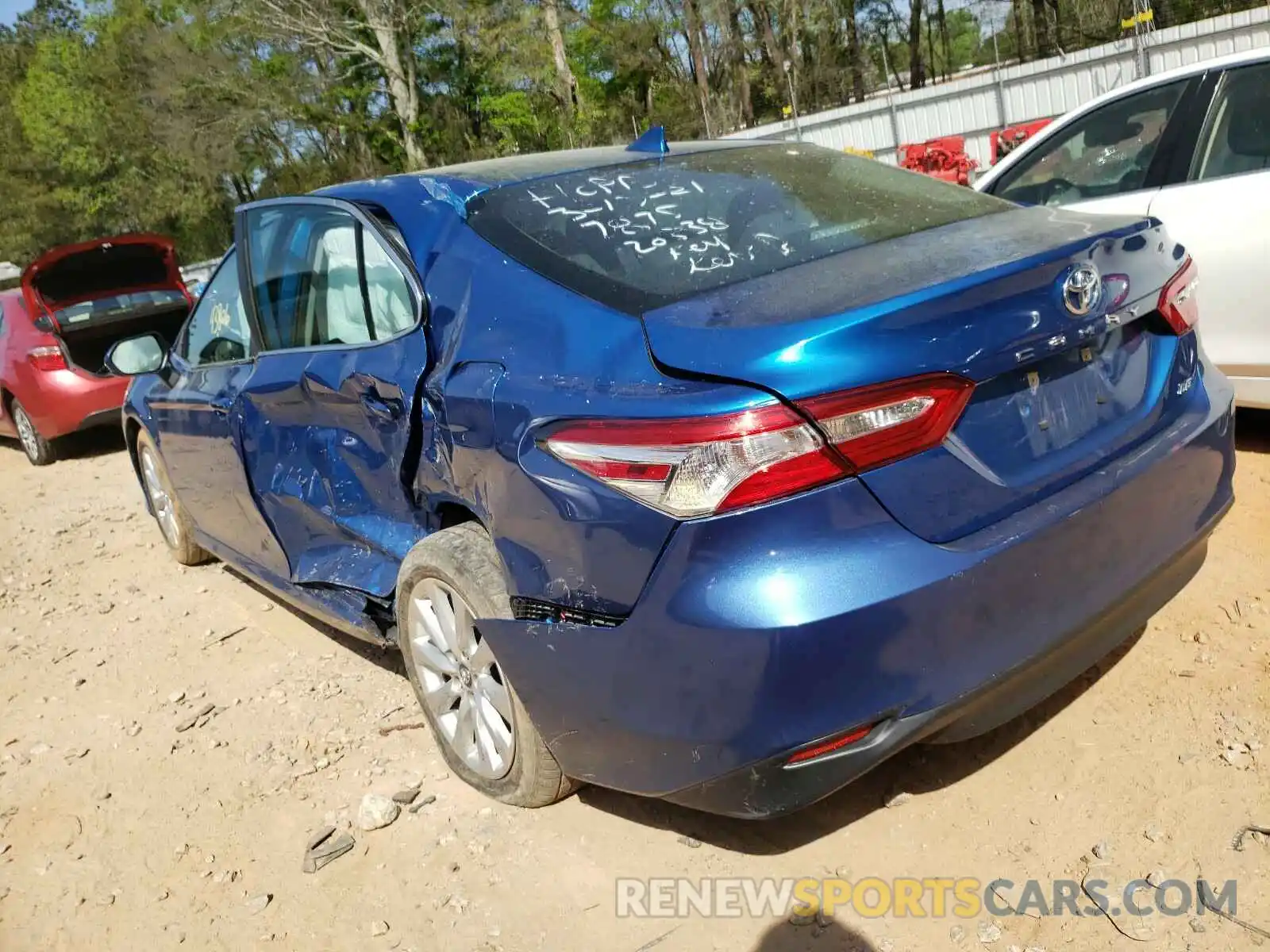 3 Photograph of a damaged car 4T1B11HK6KU237875 TOYOTA CAMRY 2019