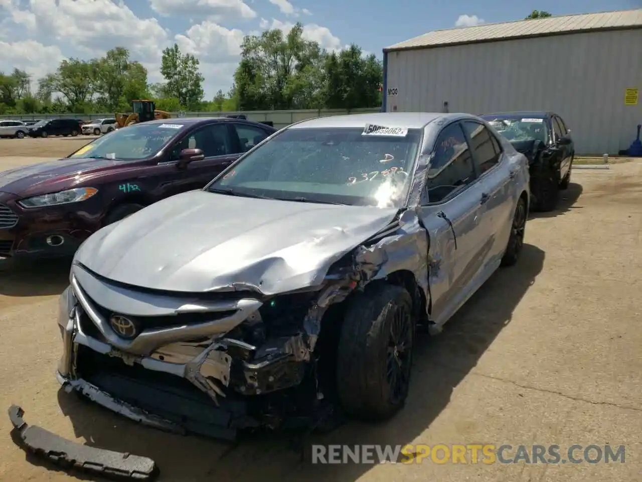 2 Photograph of a damaged car 4T1B11HK6KU237892 TOYOTA CAMRY 2019