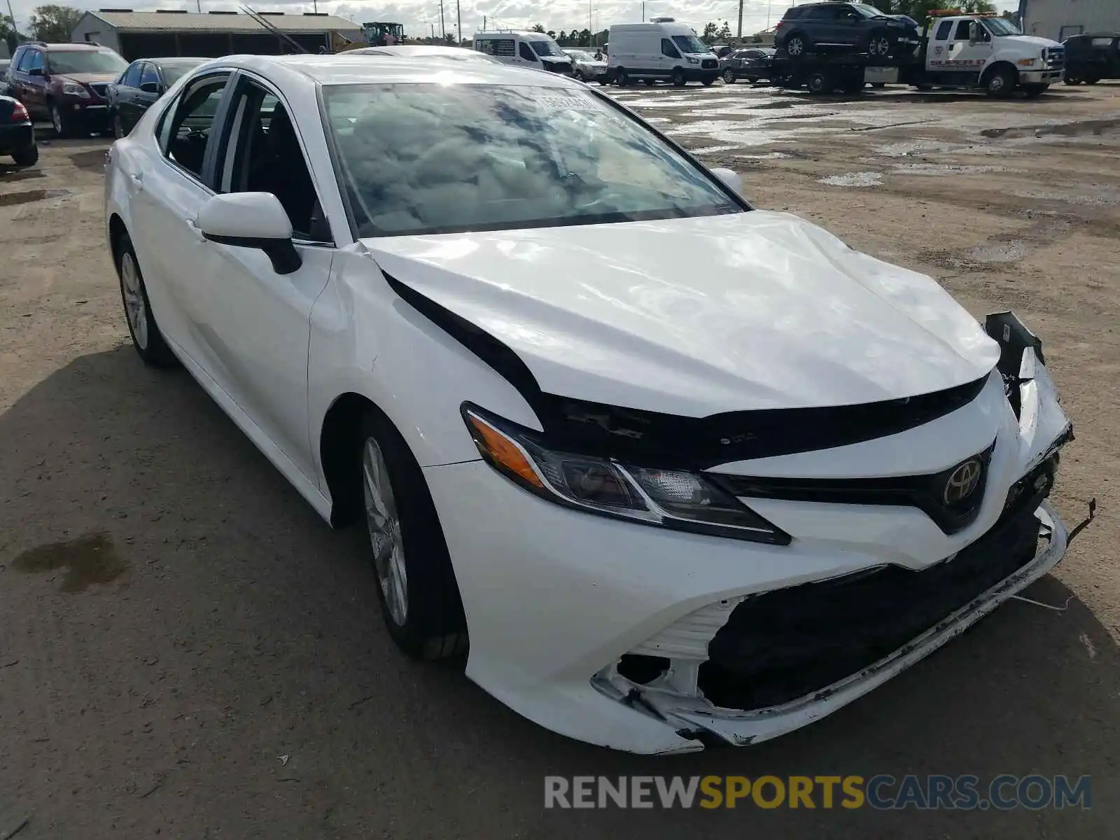 1 Photograph of a damaged car 4T1B11HK6KU238556 TOYOTA CAMRY 2019