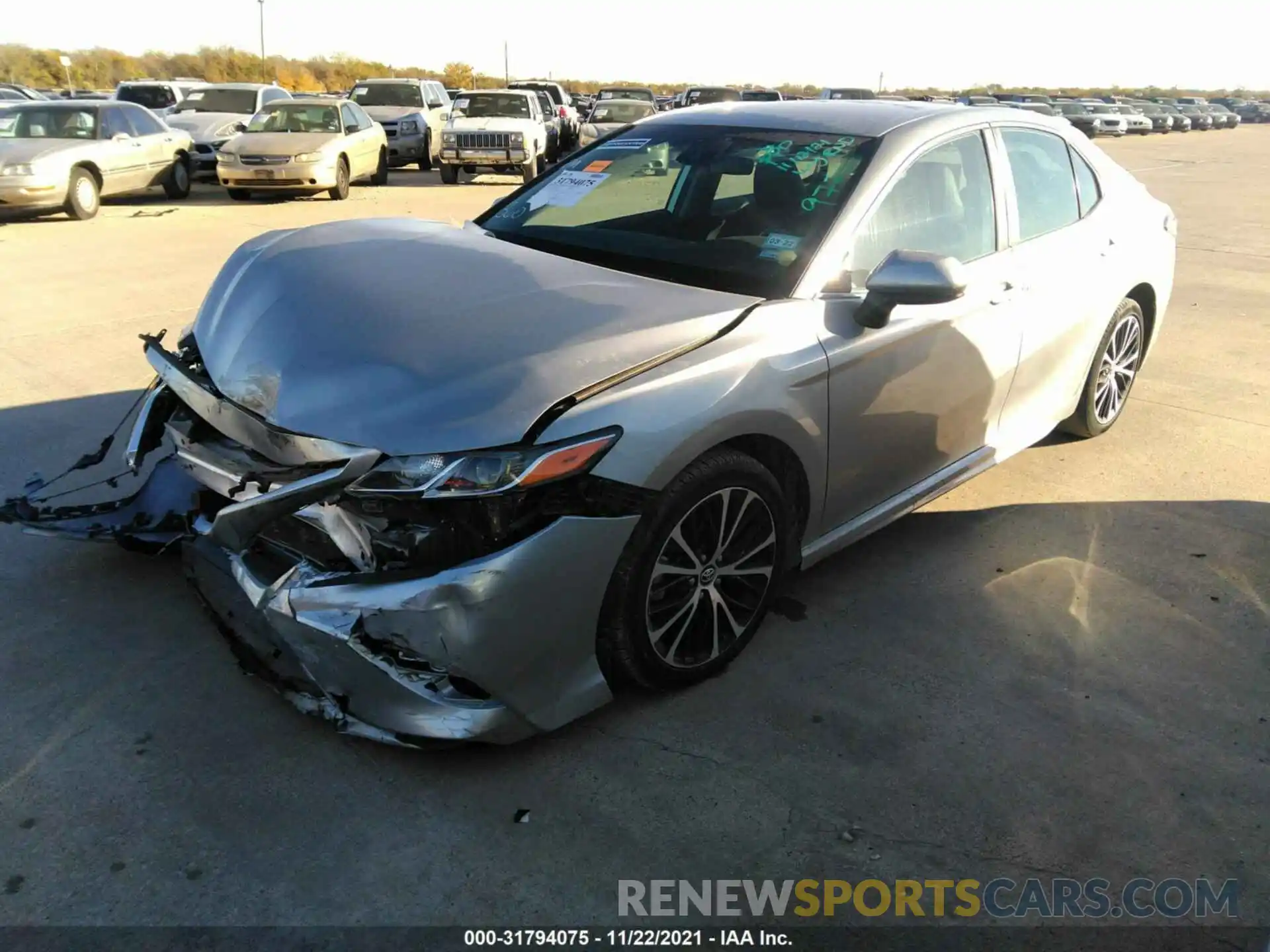 2 Photograph of a damaged car 4T1B11HK6KU239772 TOYOTA CAMRY 2019