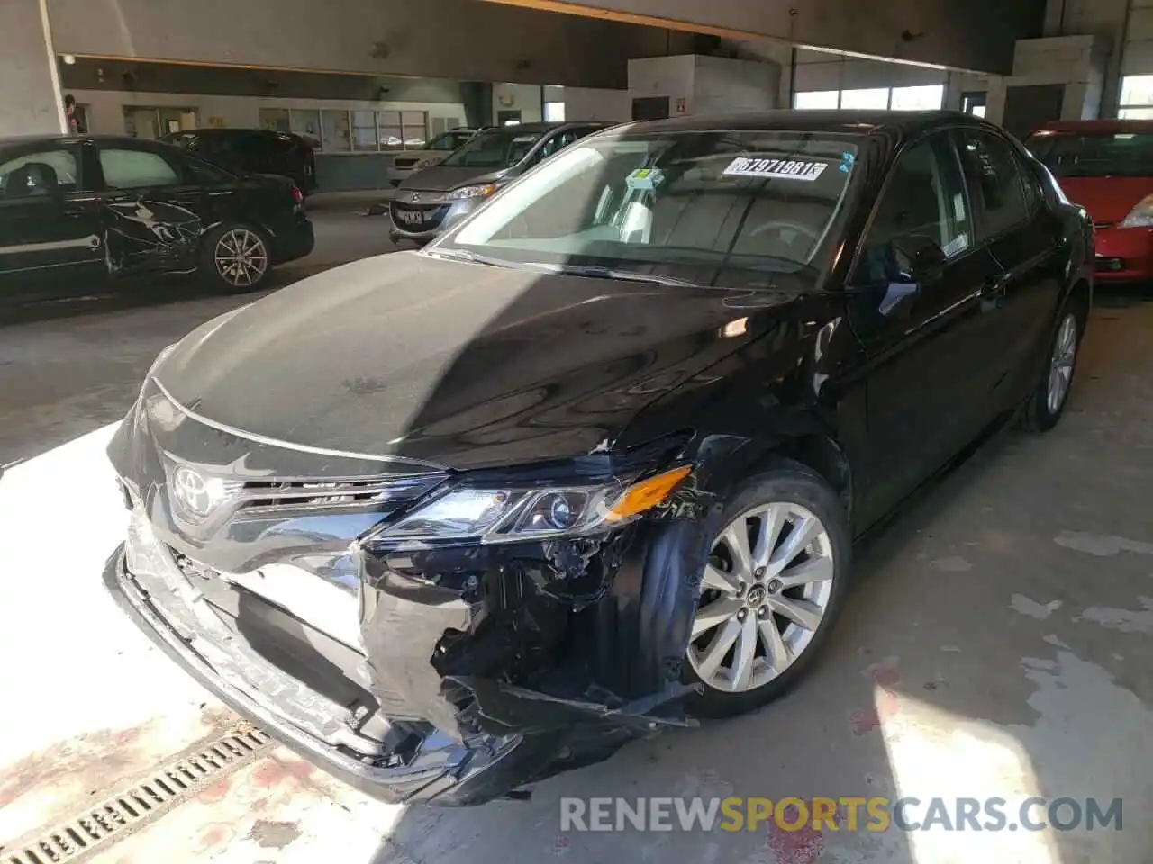 2 Photograph of a damaged car 4T1B11HK6KU240016 TOYOTA CAMRY 2019