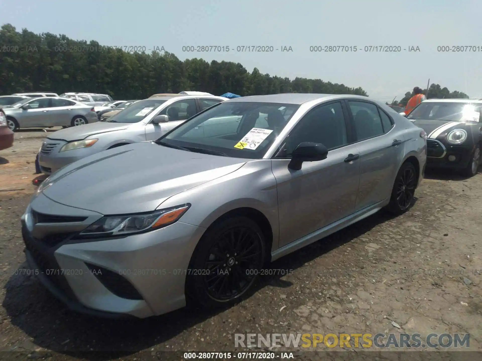 2 Photograph of a damaged car 4T1B11HK6KU241554 TOYOTA CAMRY 2019