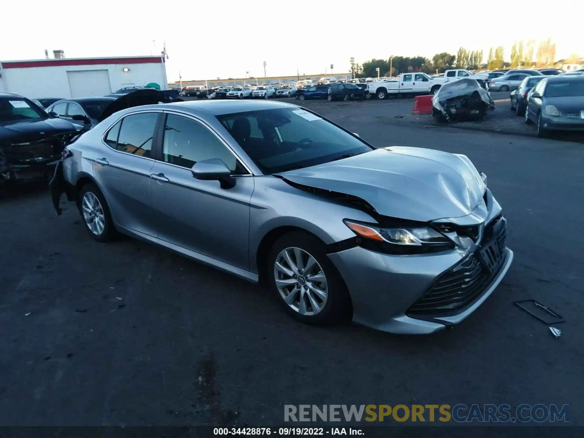 1 Photograph of a damaged car 4T1B11HK6KU242039 TOYOTA CAMRY 2019