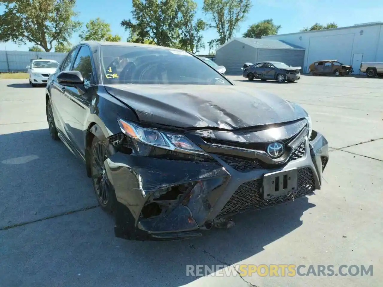 1 Photograph of a damaged car 4T1B11HK6KU242378 TOYOTA CAMRY 2019