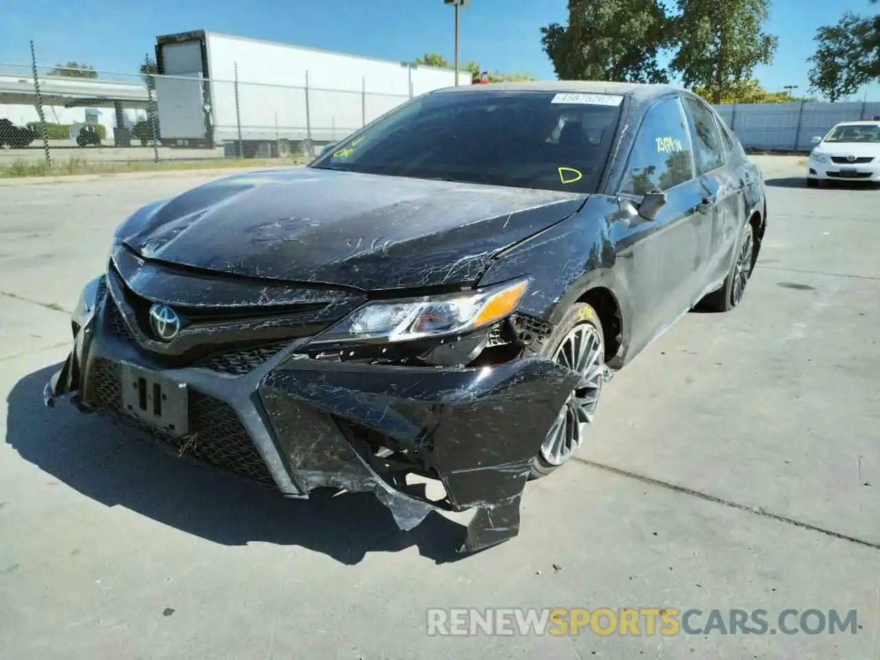 2 Photograph of a damaged car 4T1B11HK6KU242378 TOYOTA CAMRY 2019