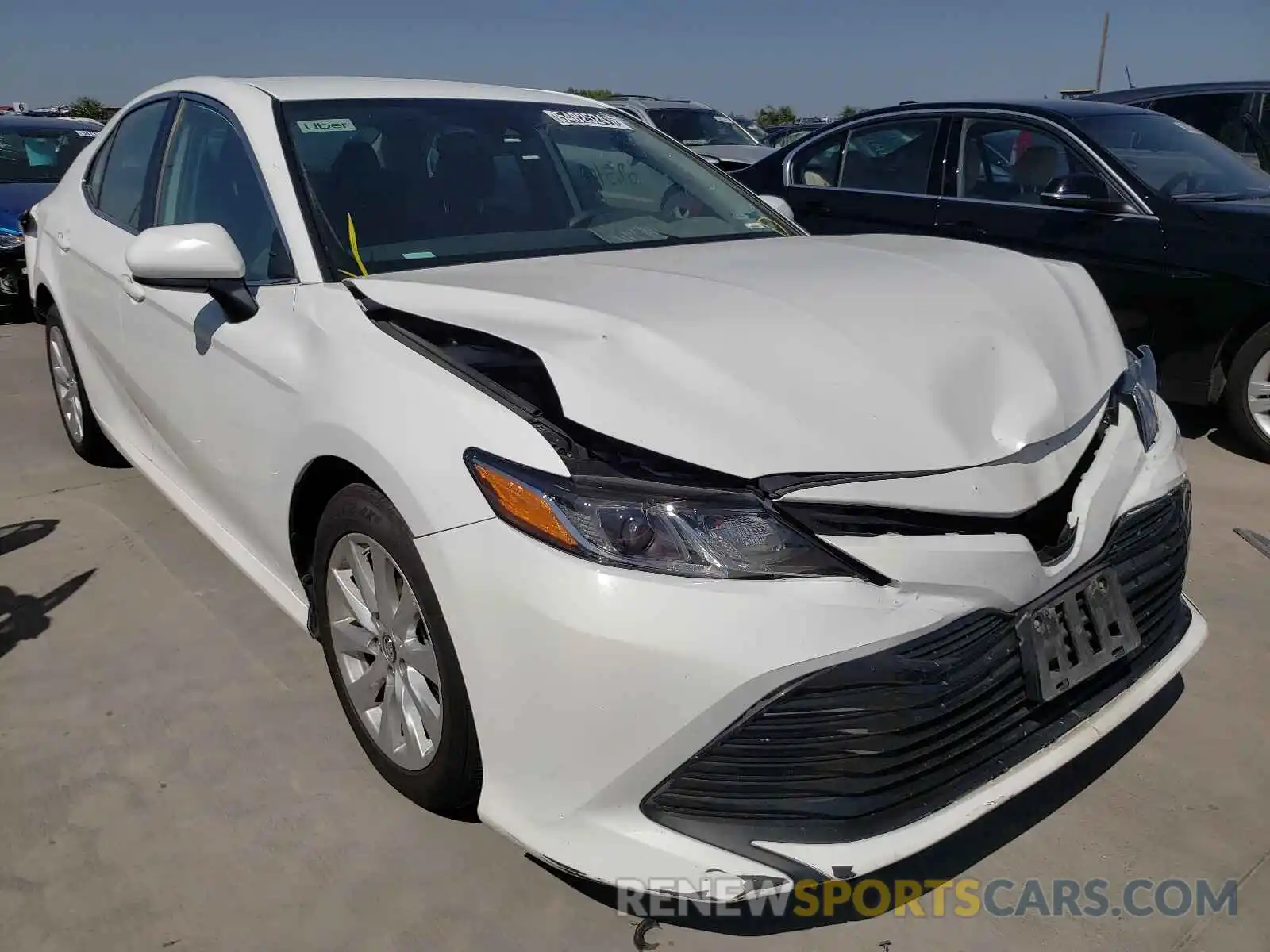 1 Photograph of a damaged car 4T1B11HK6KU242591 TOYOTA CAMRY 2019