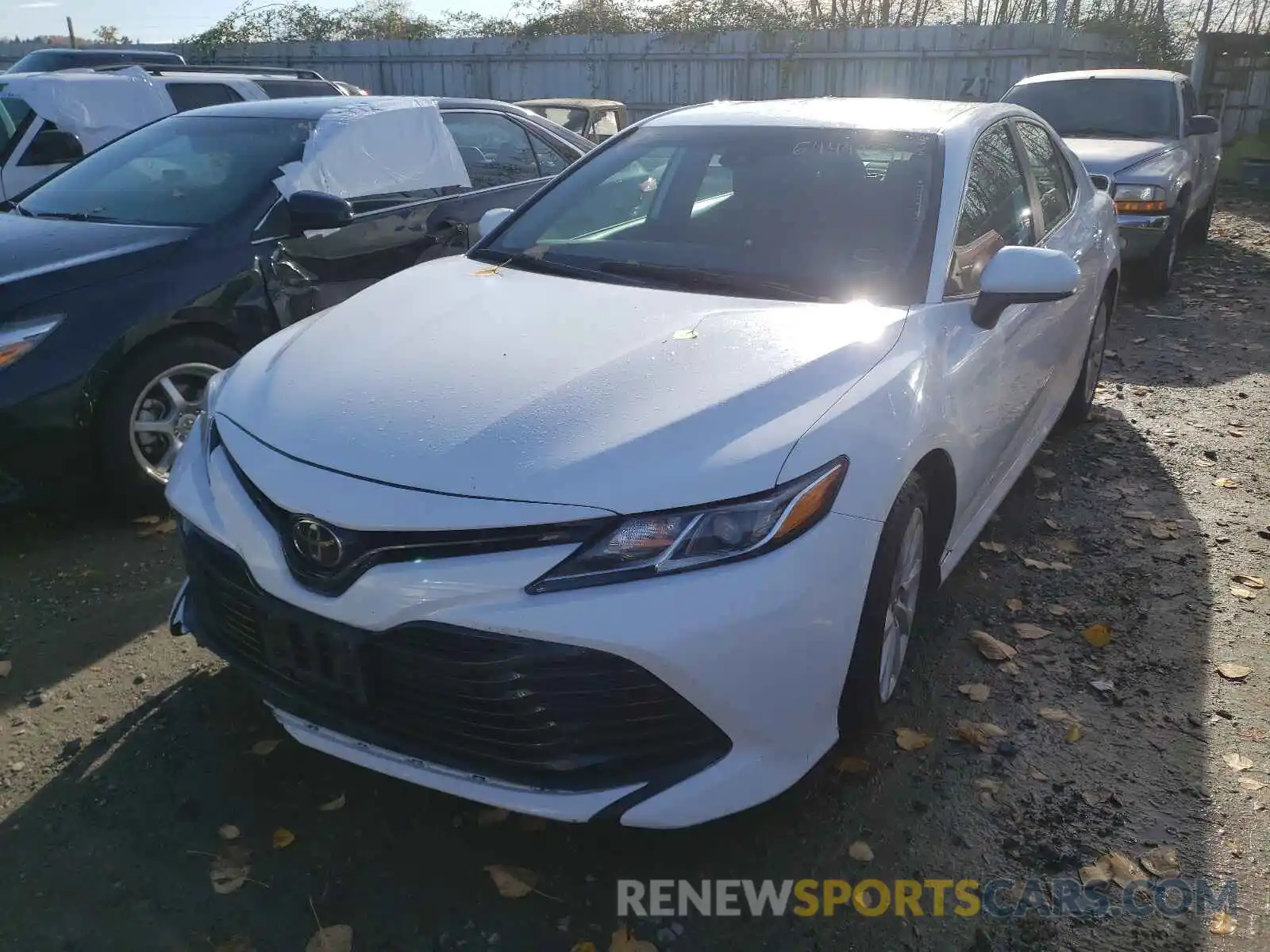 2 Photograph of a damaged car 4T1B11HK6KU242767 TOYOTA CAMRY 2019