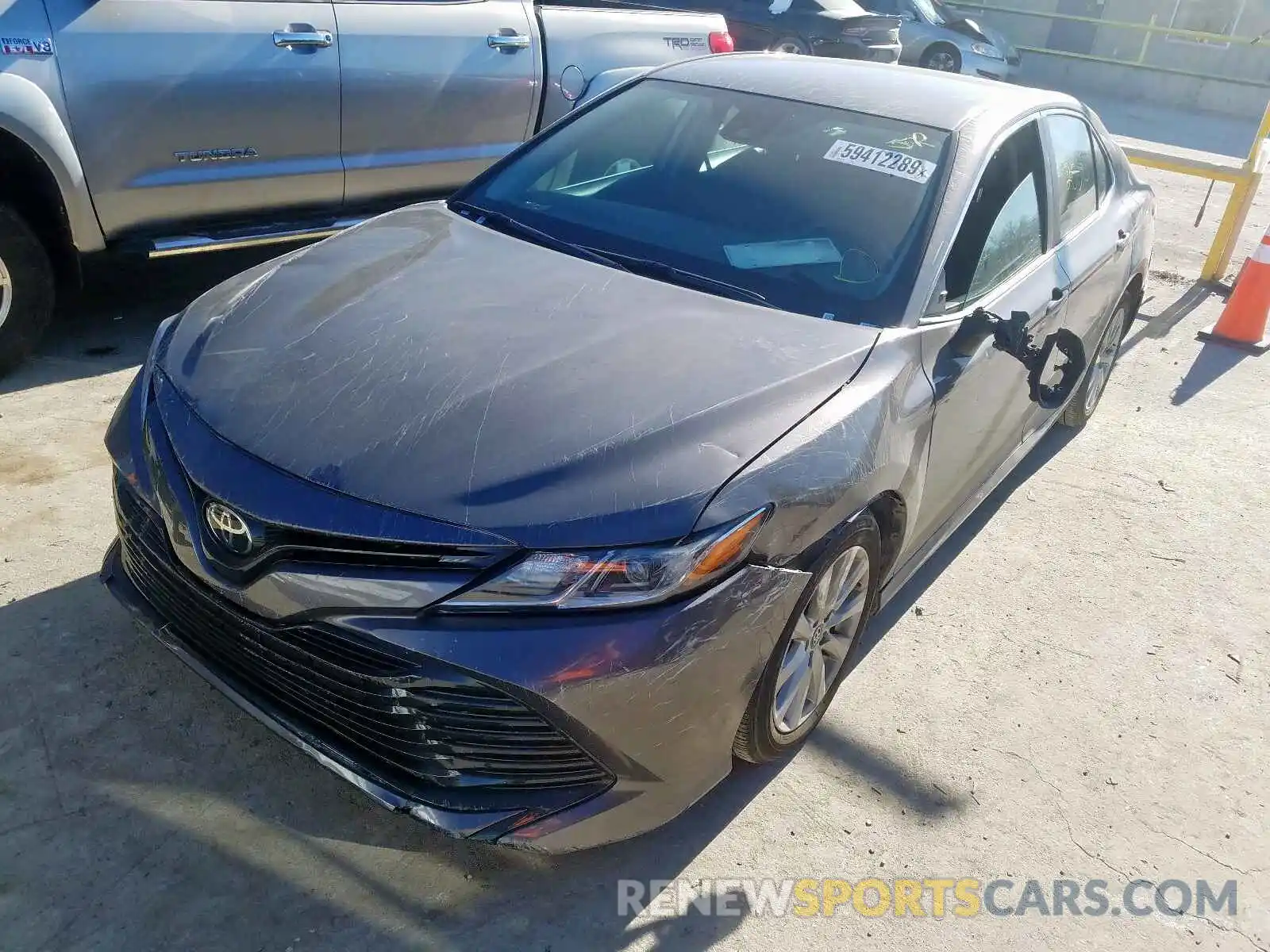 2 Photograph of a damaged car 4T1B11HK6KU243255 TOYOTA CAMRY 2019