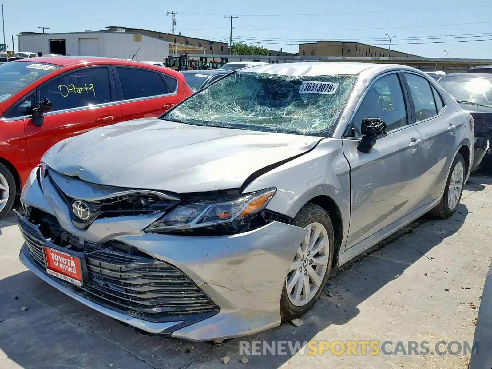 2 Photograph of a damaged car 4T1B11HK6KU245149 TOYOTA CAMRY 2019