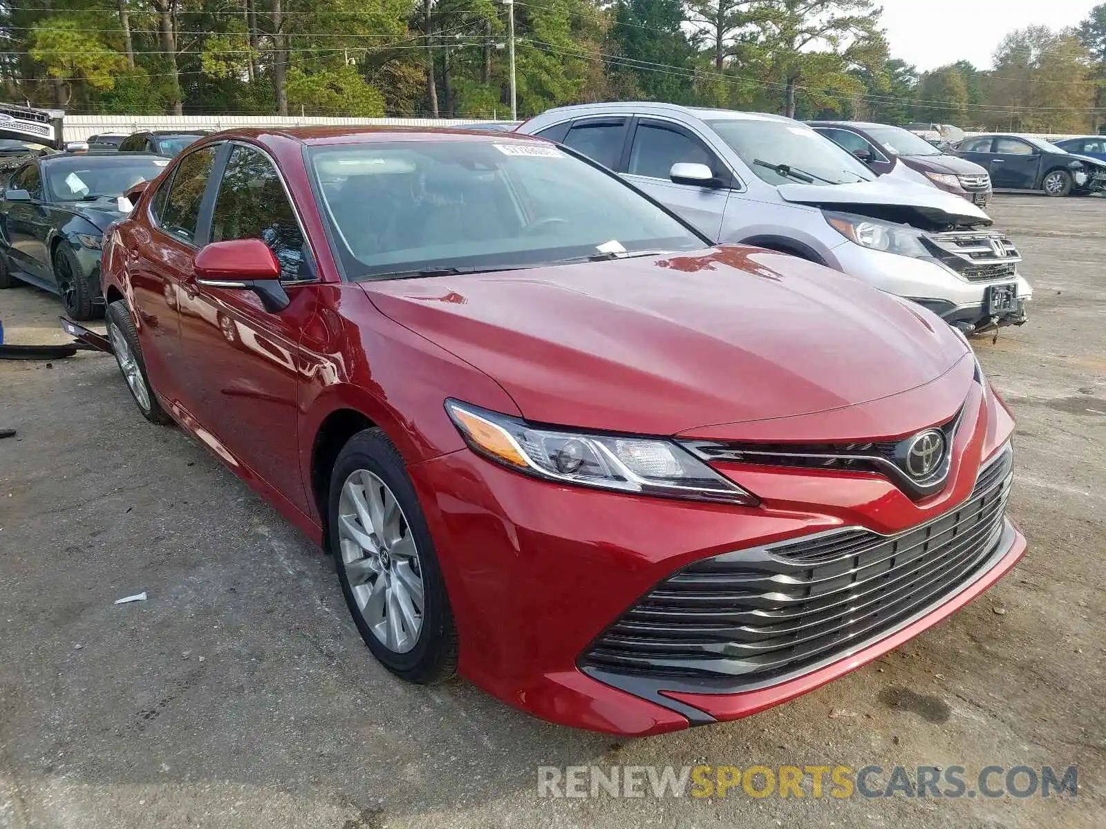 1 Photograph of a damaged car 4T1B11HK6KU245264 TOYOTA CAMRY 2019