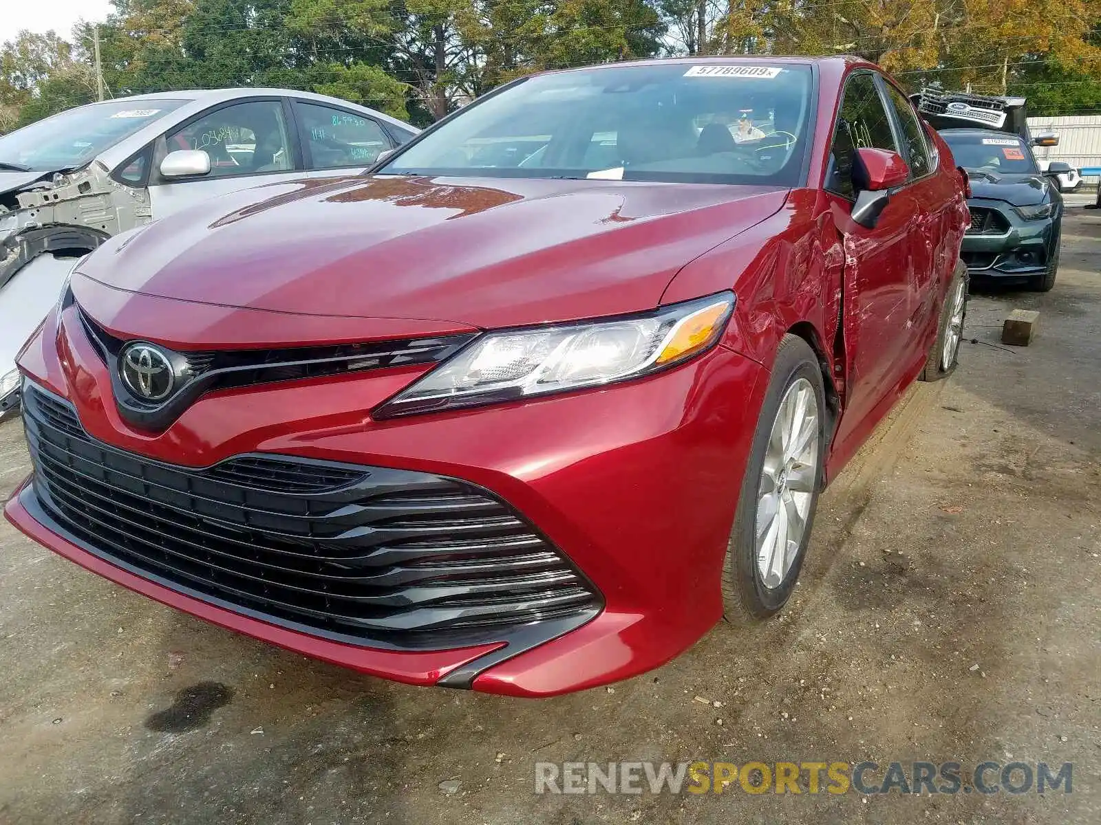 2 Photograph of a damaged car 4T1B11HK6KU245264 TOYOTA CAMRY 2019