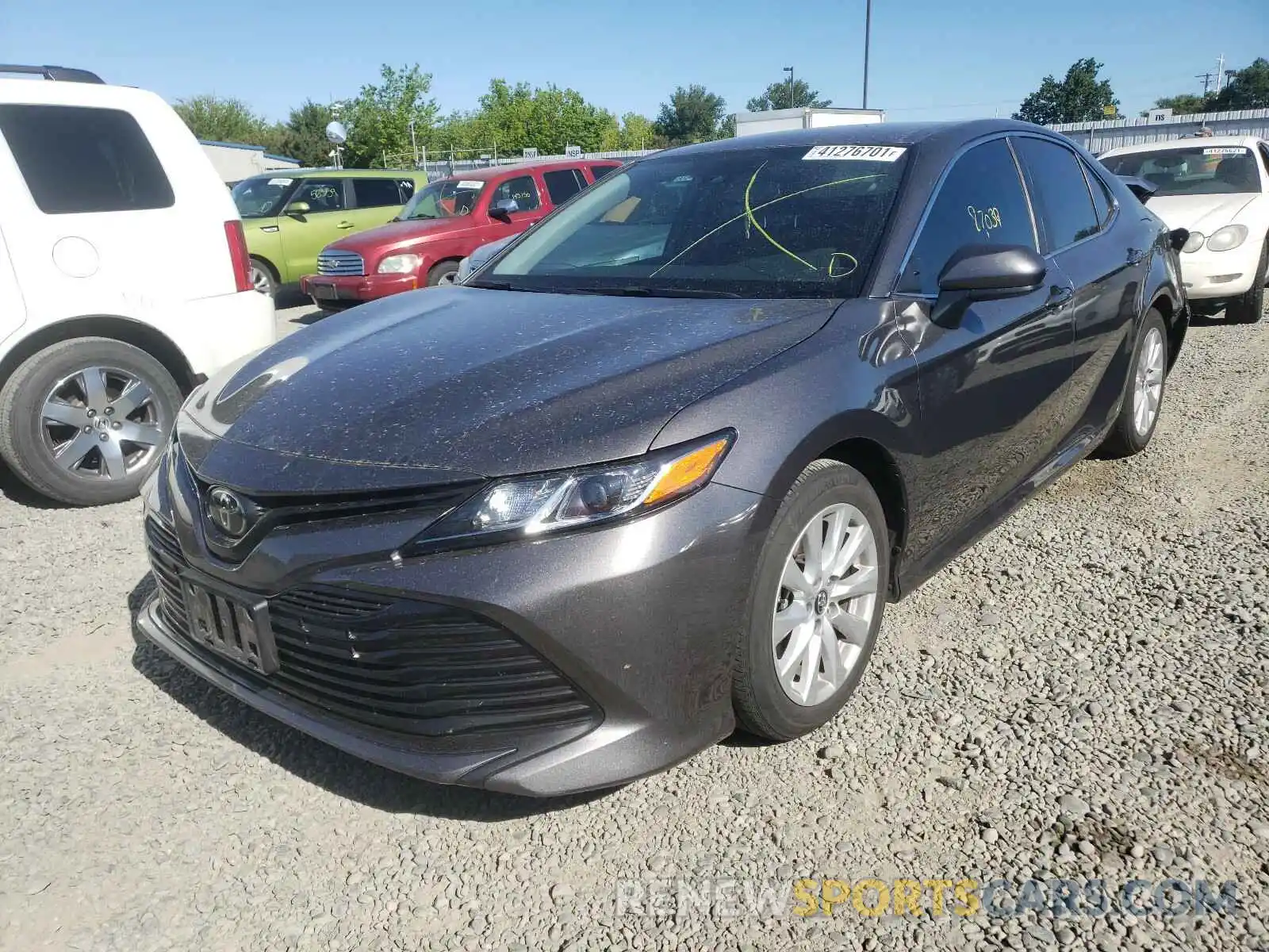 2 Photograph of a damaged car 4T1B11HK6KU246155 TOYOTA CAMRY 2019