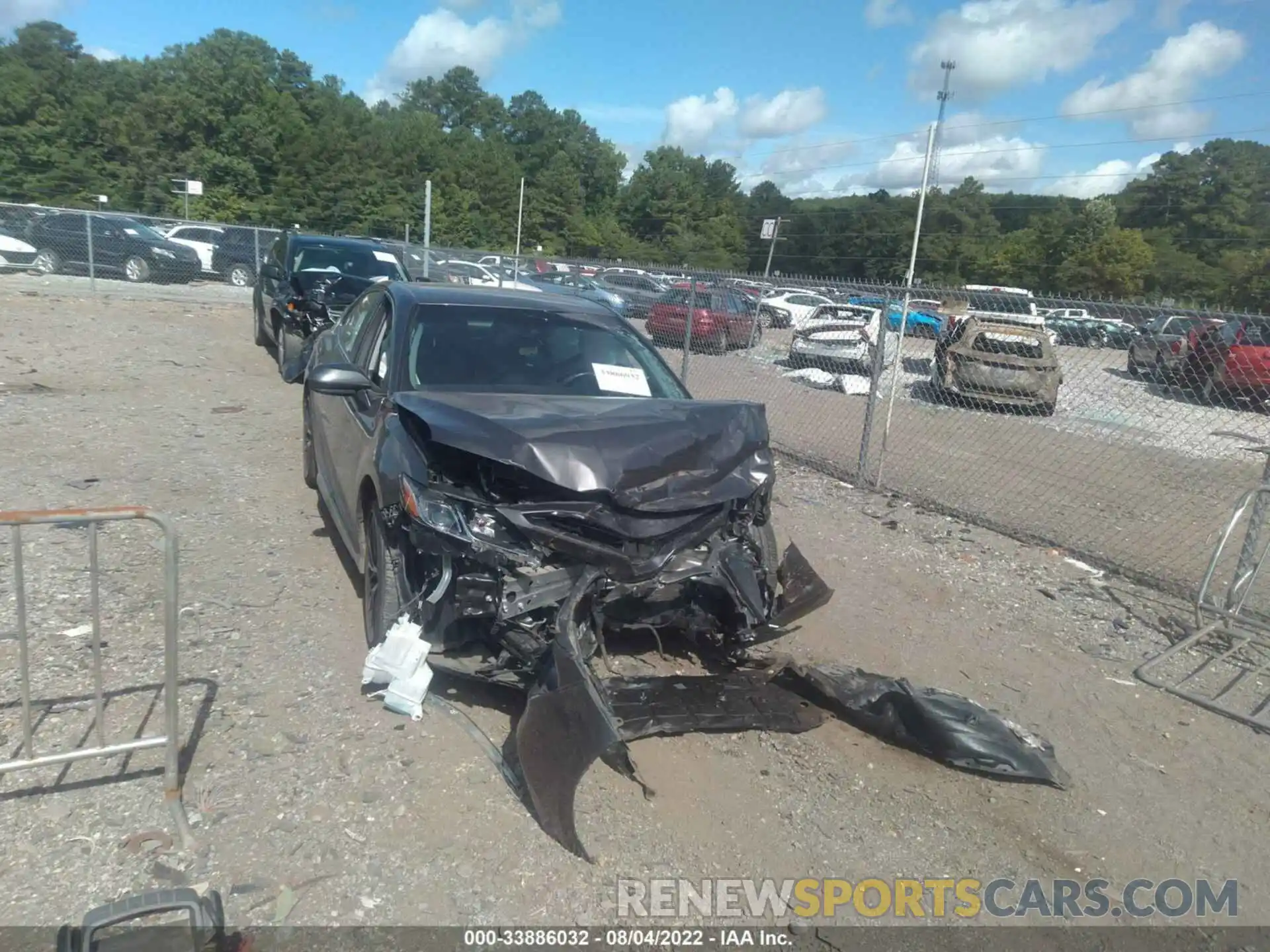 1 Photograph of a damaged car 4T1B11HK6KU247709 TOYOTA CAMRY 2019