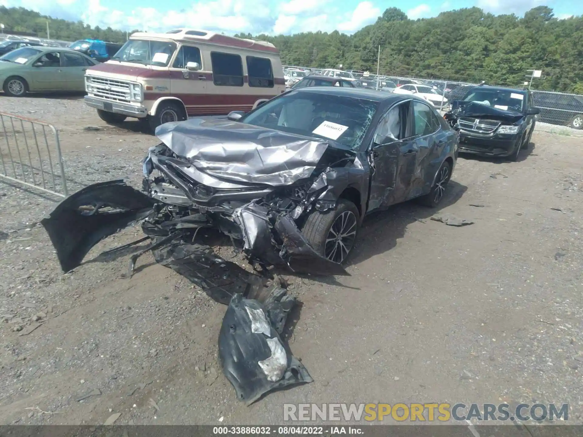 2 Photograph of a damaged car 4T1B11HK6KU247709 TOYOTA CAMRY 2019