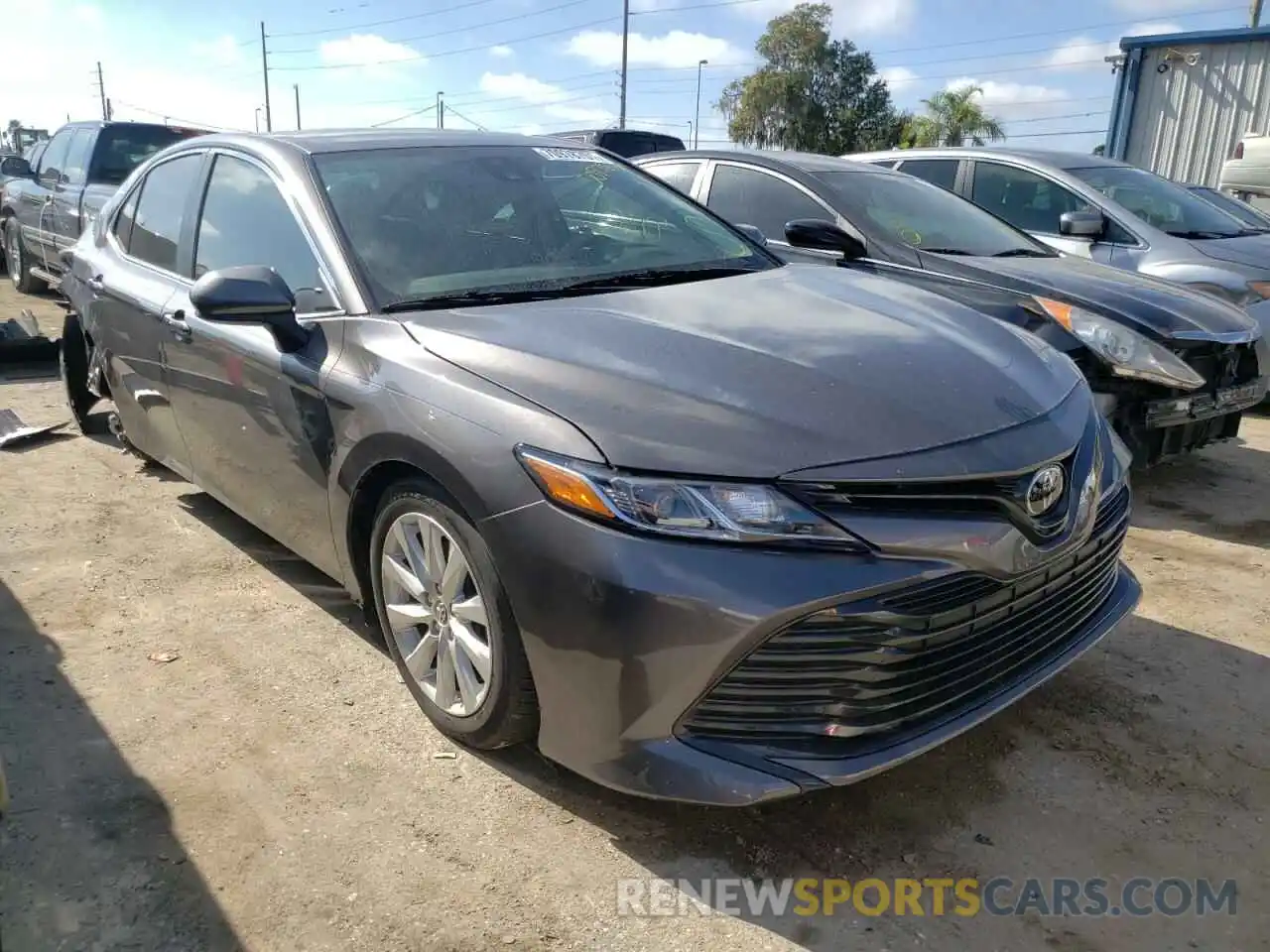 1 Photograph of a damaged car 4T1B11HK6KU248326 TOYOTA CAMRY 2019