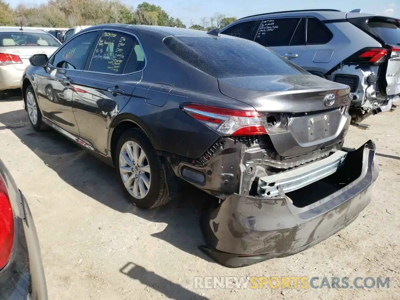 3 Photograph of a damaged car 4T1B11HK6KU248326 TOYOTA CAMRY 2019