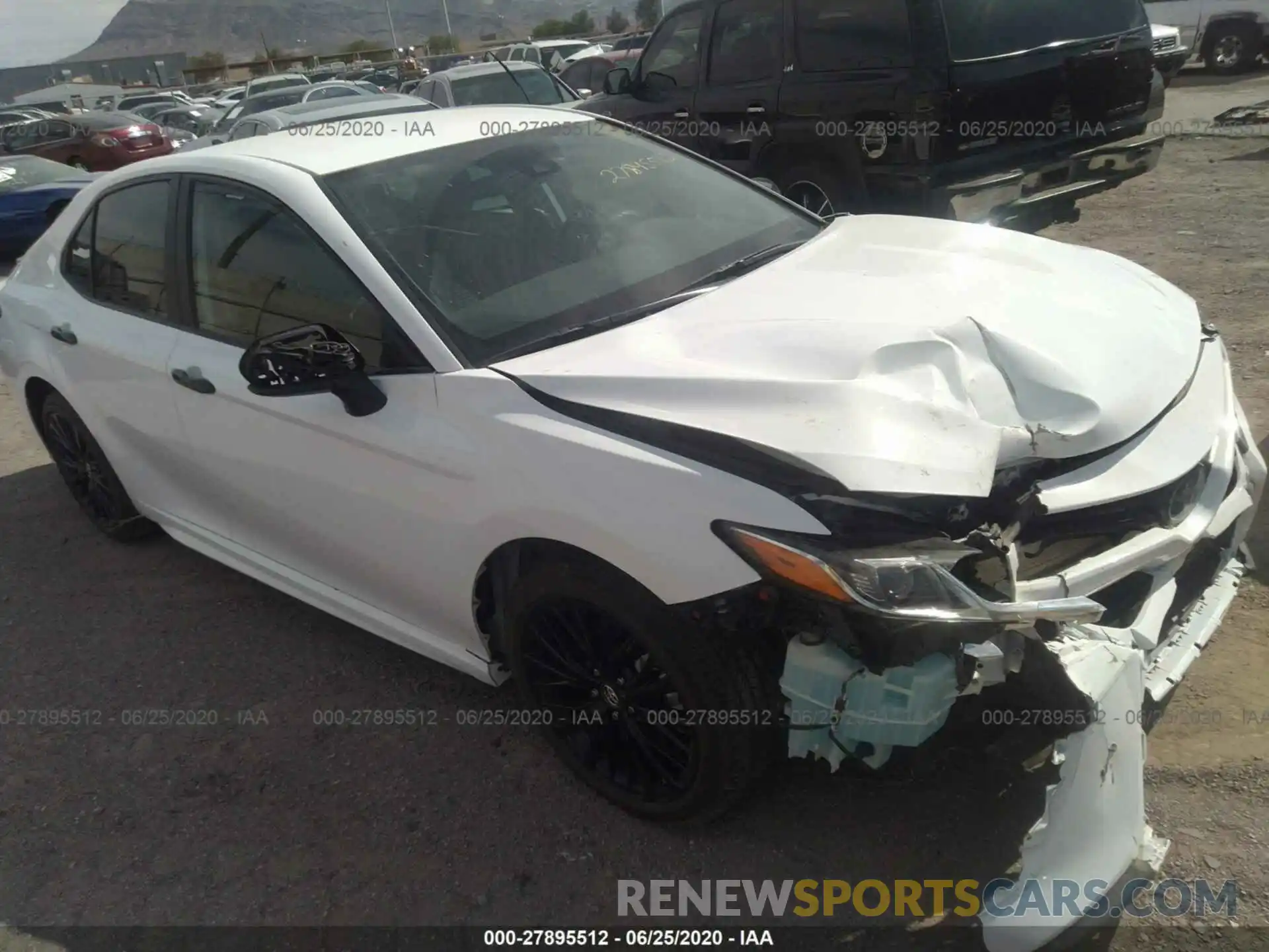 1 Photograph of a damaged car 4T1B11HK6KU248410 TOYOTA CAMRY 2019