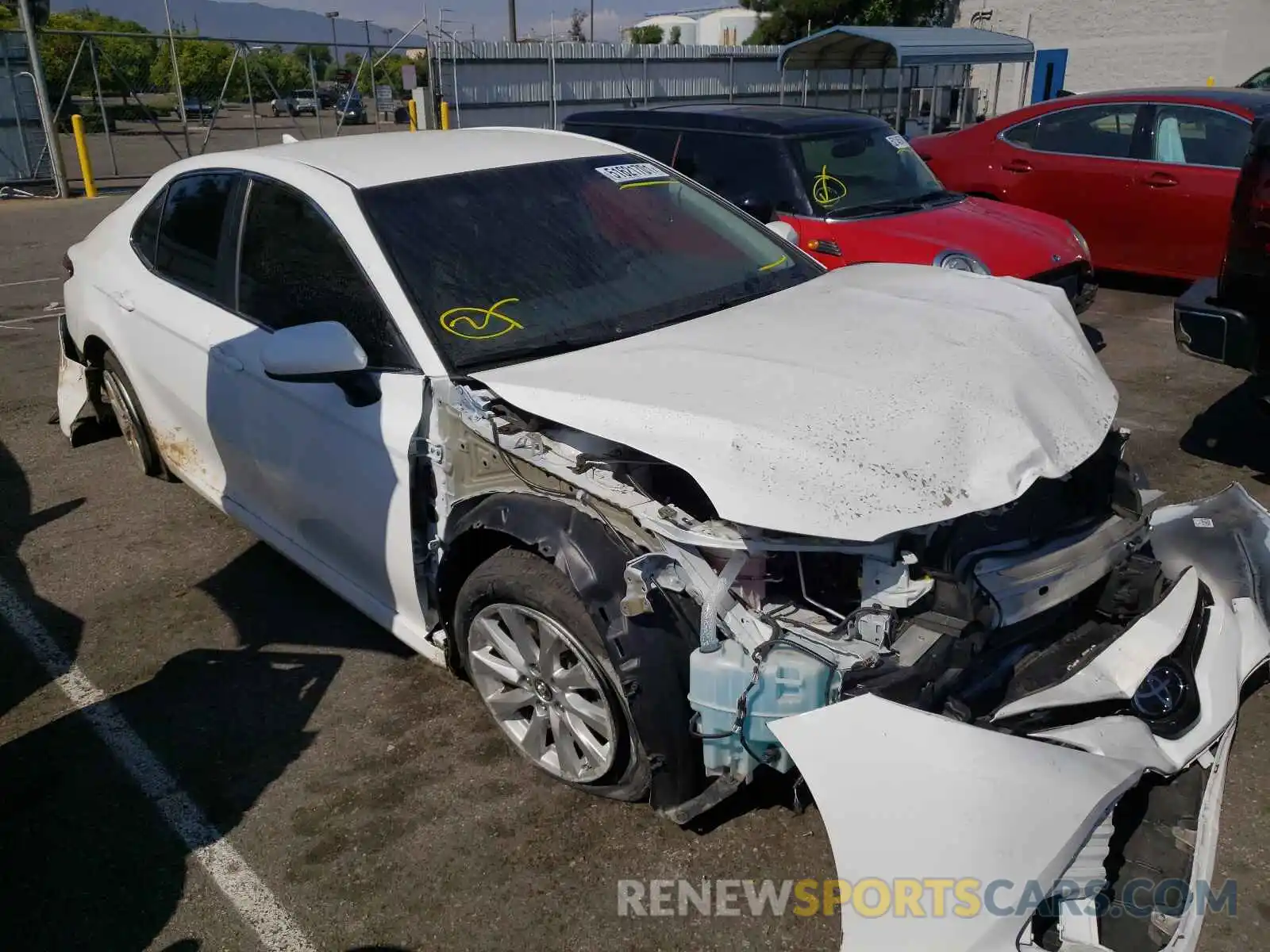 1 Photograph of a damaged car 4T1B11HK6KU249377 TOYOTA CAMRY 2019