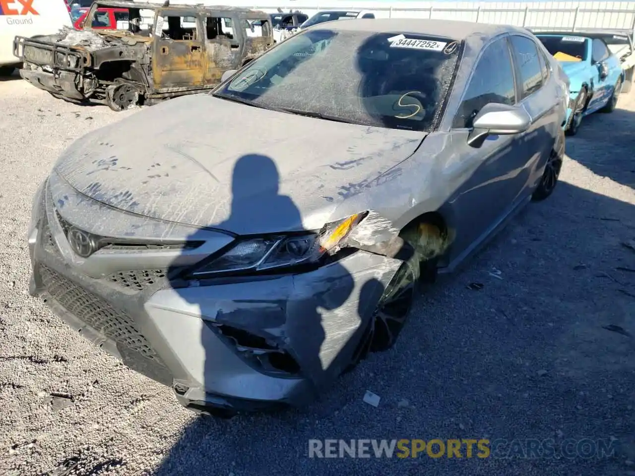 2 Photograph of a damaged car 4T1B11HK6KU251792 TOYOTA CAMRY 2019