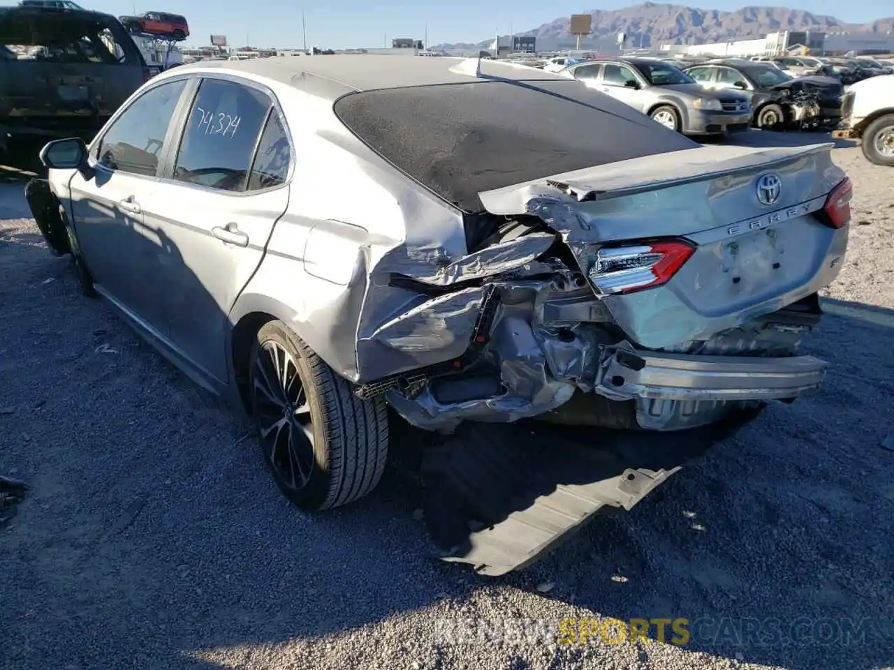 3 Photograph of a damaged car 4T1B11HK6KU251792 TOYOTA CAMRY 2019