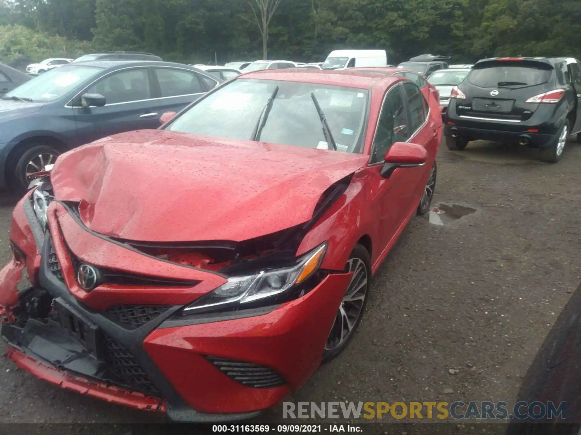 2 Photograph of a damaged car 4T1B11HK6KU252702 TOYOTA CAMRY 2019