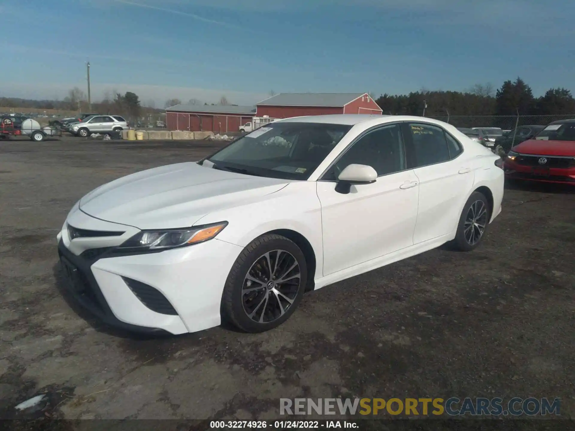 2 Photograph of a damaged car 4T1B11HK6KU253364 TOYOTA CAMRY 2019