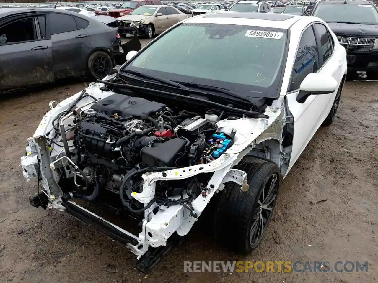 2 Photograph of a damaged car 4T1B11HK6KU253672 TOYOTA CAMRY 2019