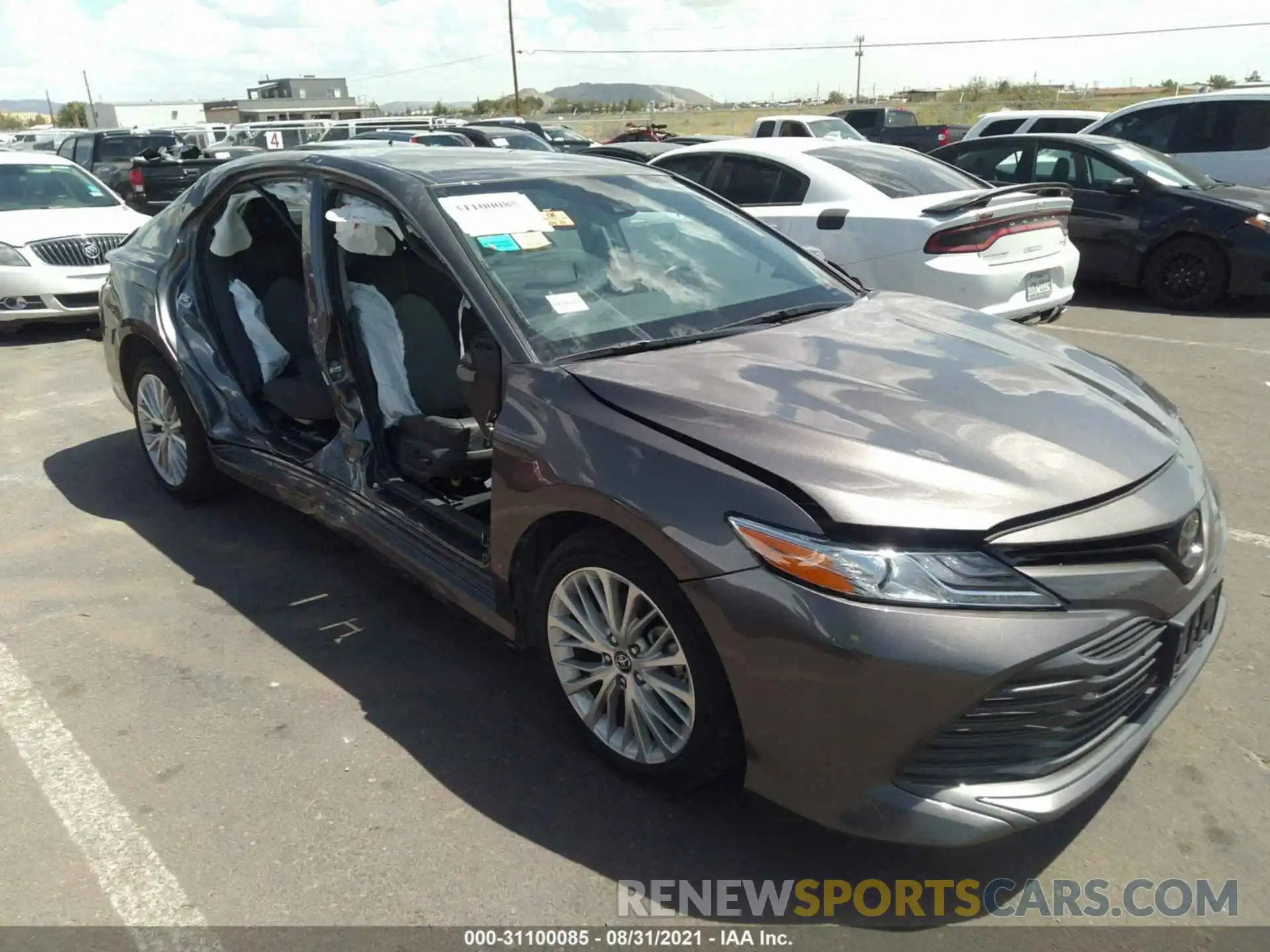 1 Photograph of a damaged car 4T1B11HK6KU254031 TOYOTA CAMRY 2019