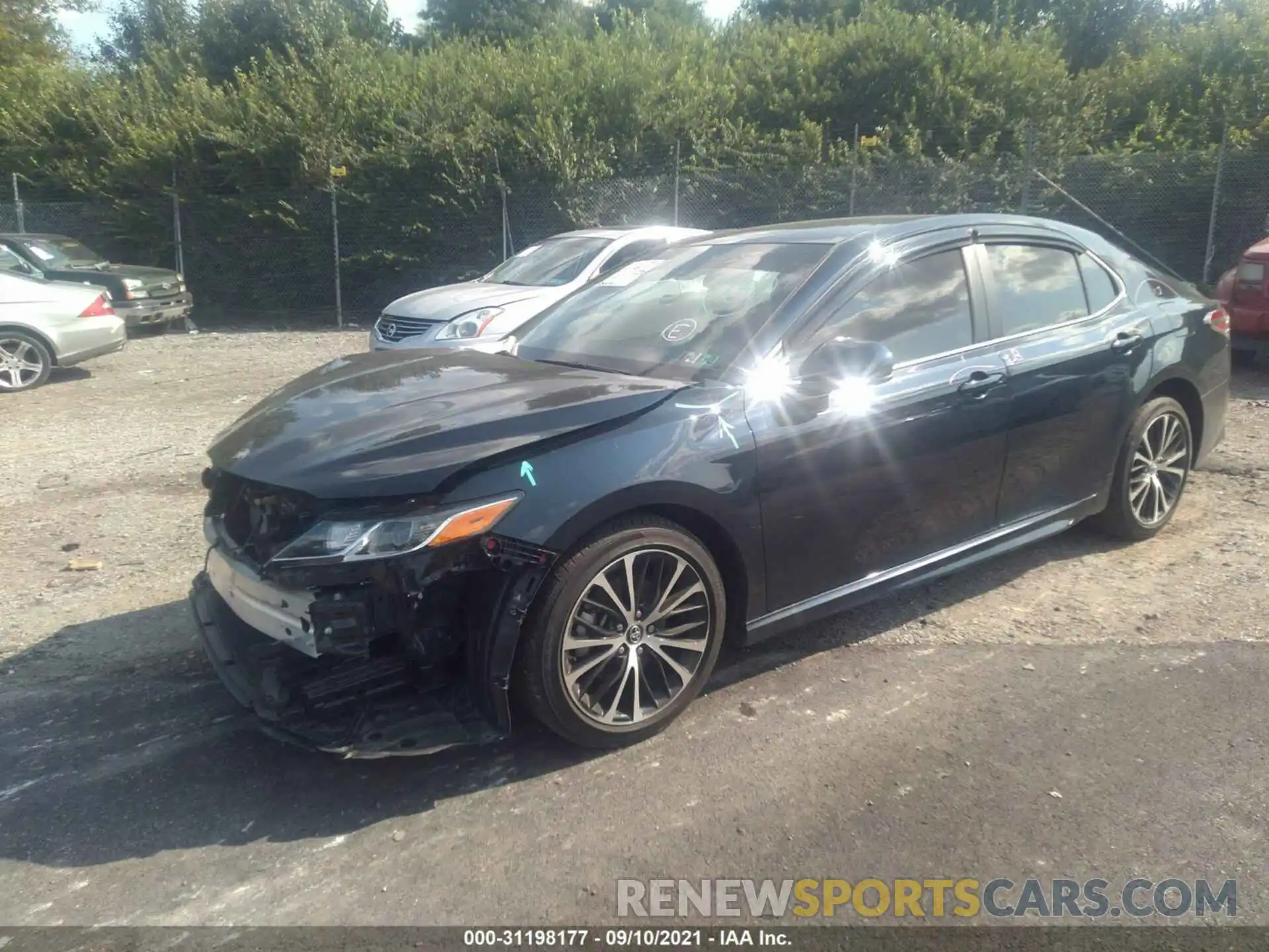 2 Photograph of a damaged car 4T1B11HK6KU254627 TOYOTA CAMRY 2019